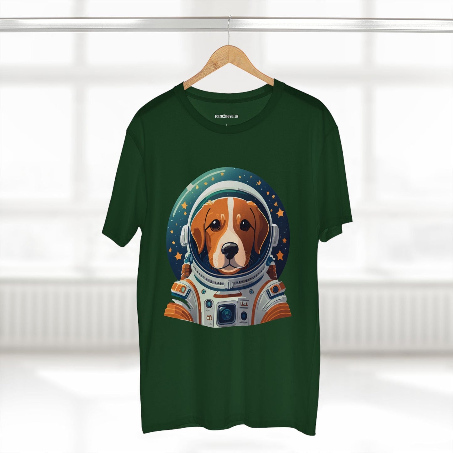 Unisex Premium Cotton Tee With Original Dog Art Shirt Design By Retro2Nova Discover Everyday Comfort And Style