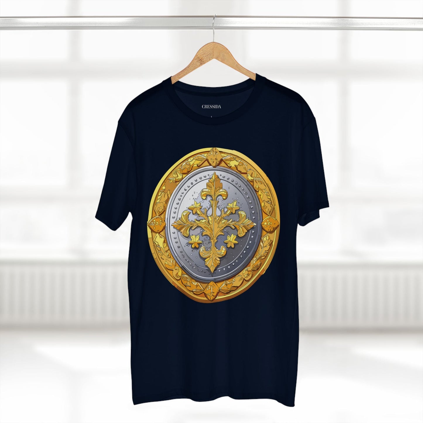 Antique Gold Coin Graphic Design T-Shirt Unisex 100 Cotton With Golden Print Artwork Tee 21