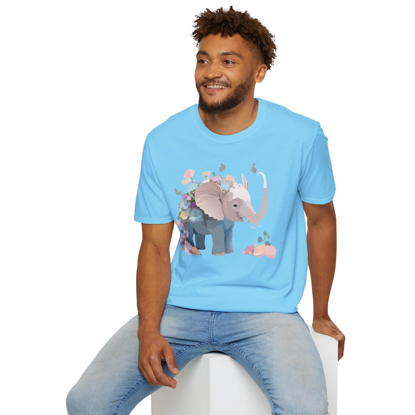 Elephant T Shirt Unisex Softstyle 64000 Elephant Tee Premium Comfort Everyday Wear