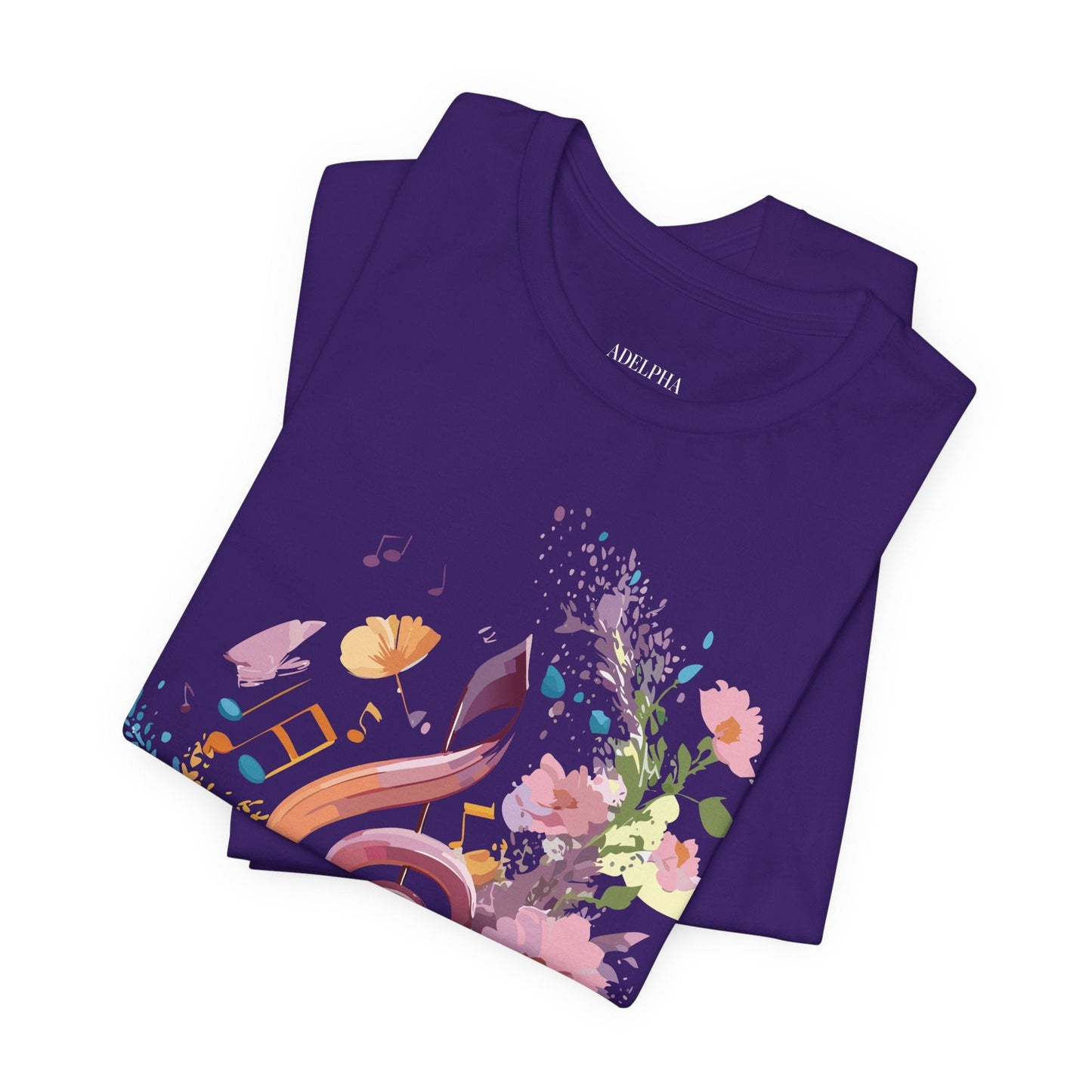 Unisex Graphic T Shirt From Adelpha With Vintage Music Inspired Artwork Short Sleeve Tee