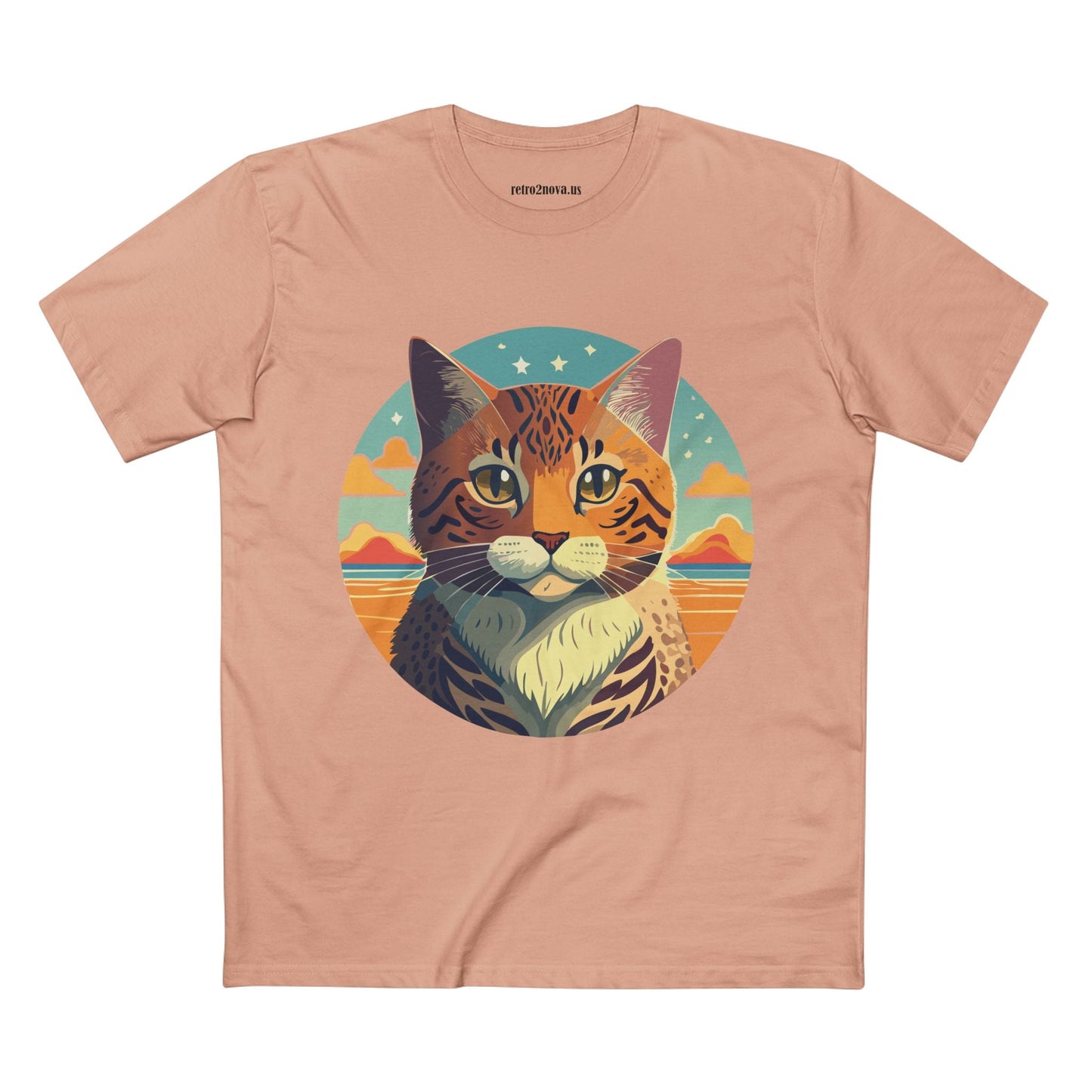 Unisex Premium Cotton Tee With Original Cat Art Design Animal Shirt For Cat Lovers Comfortable Breathable Everyday Wear
