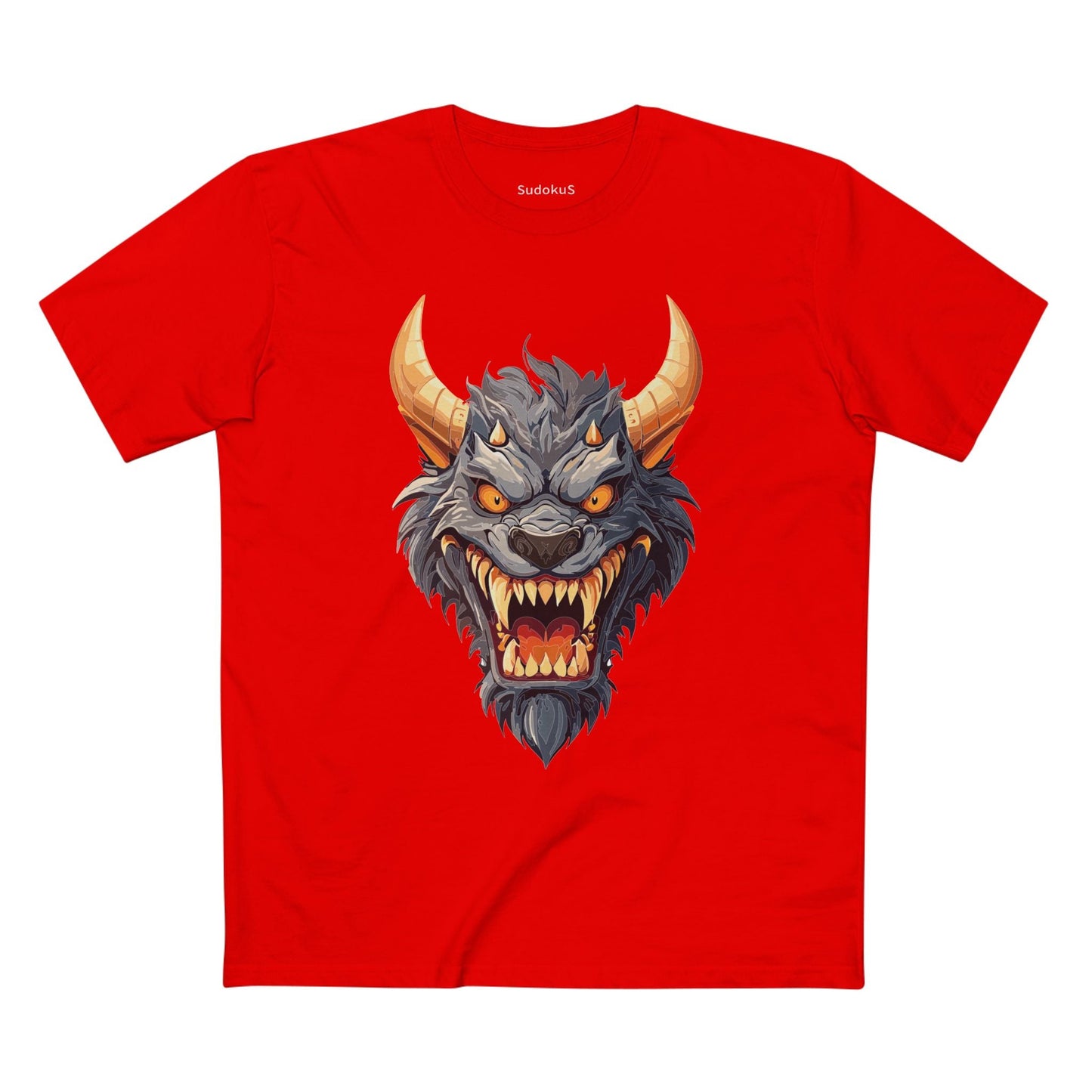 Cartoon Monsters Graphic Unisex 100 Cotton Staple Tee 9