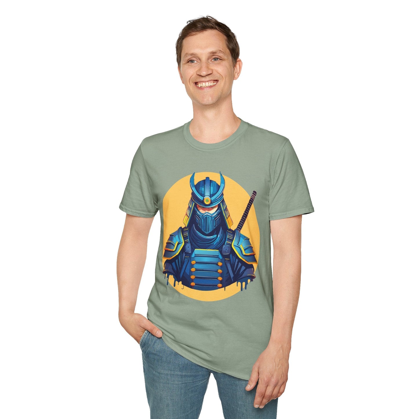 Samurai Shirt Unisex Softstyle T Shirt 100 Percent Ring Spun Cotton Tee For Everyday Comfort