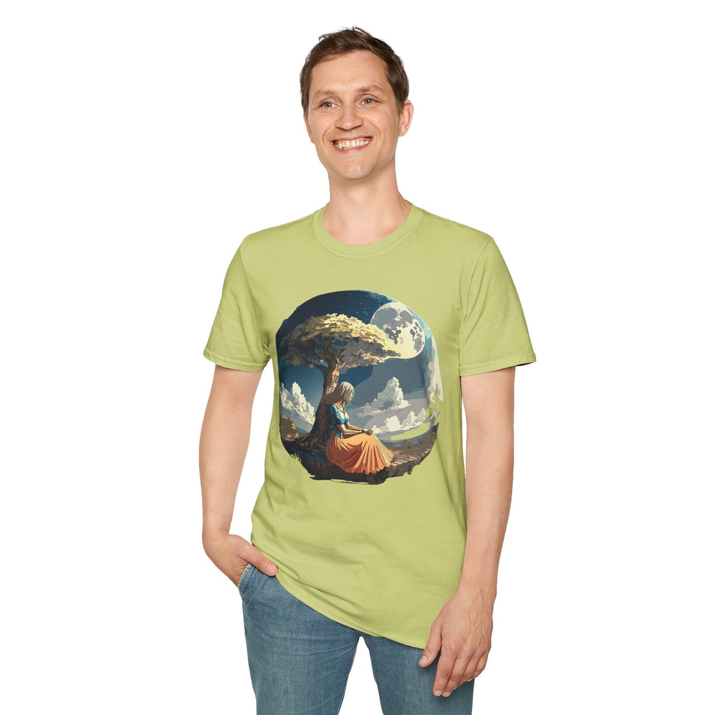 Unisex Graphic T Shirt Art Design Tee Softstyle 64000 Ring Spun Cotton Comfortable