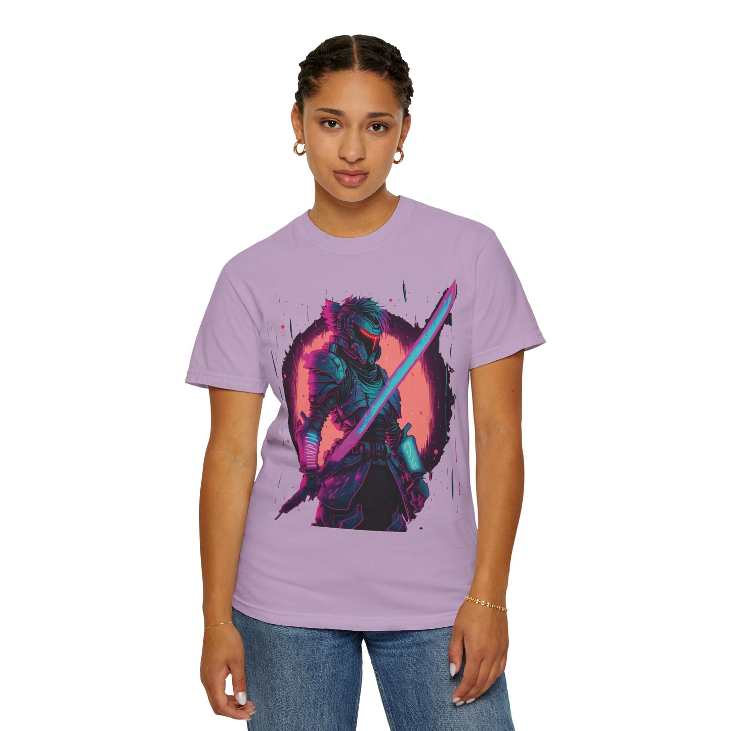 Unisex T-shirt with Knight in Armor