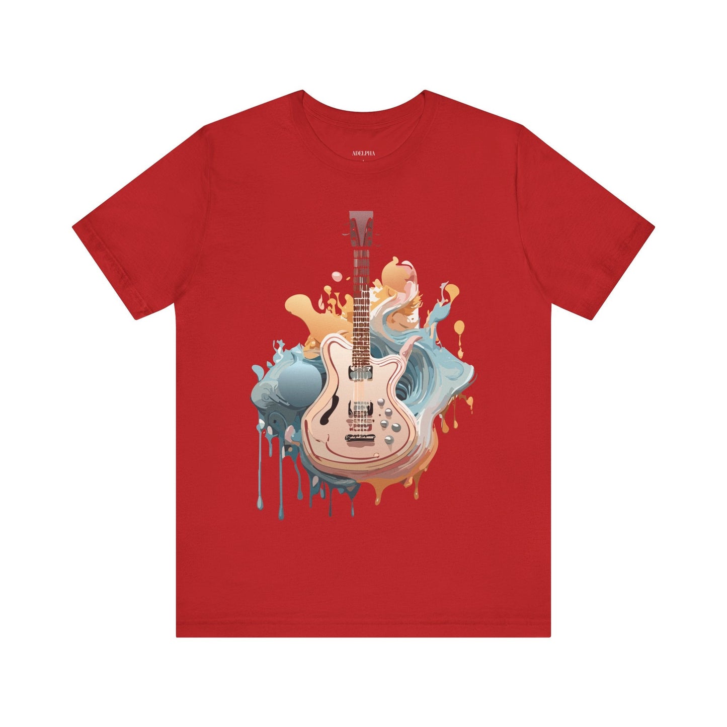 Adelpha Vintage Inspired Graphic Tee Unisex Jersey Short Sleeve Music Design Collectible
