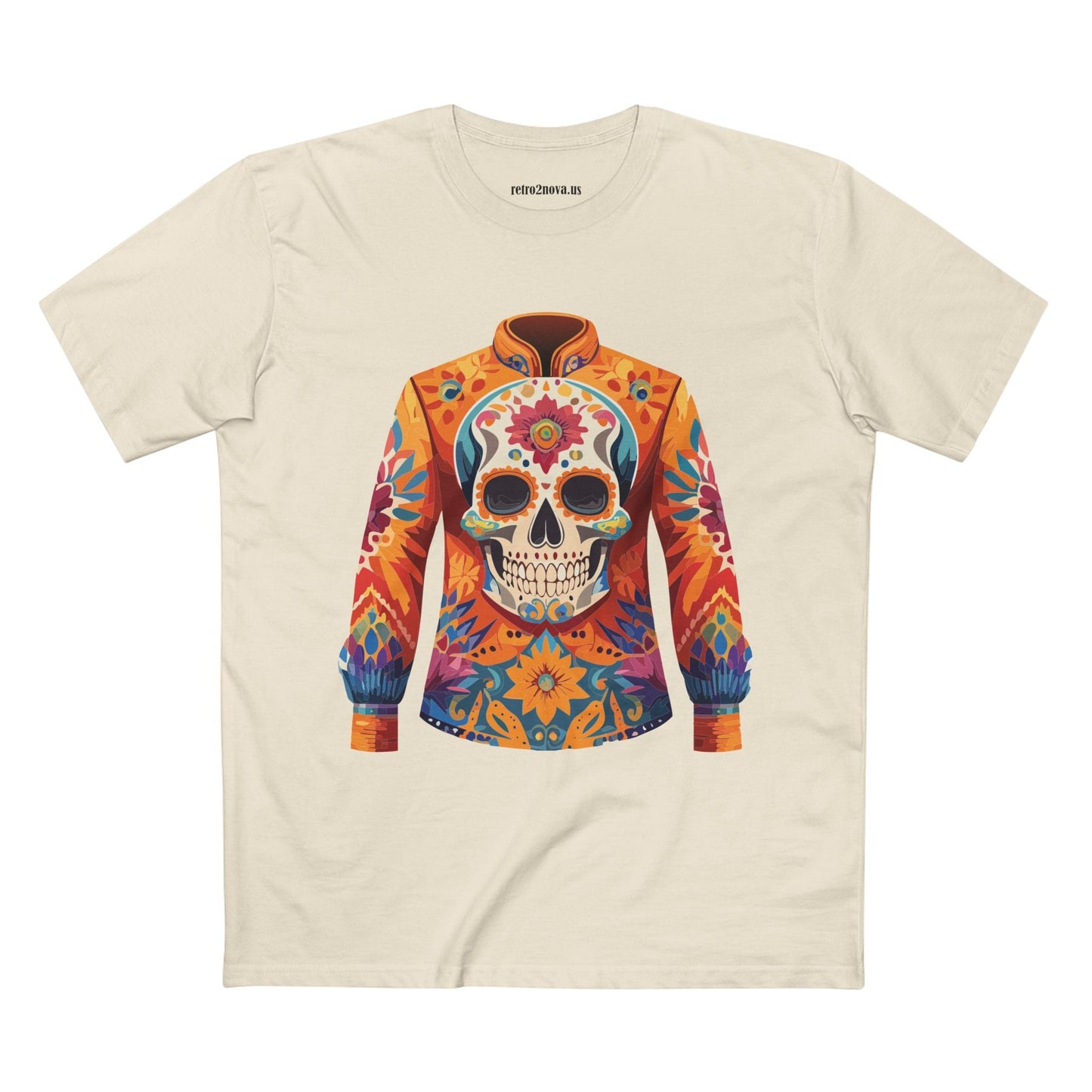 Unisex Skull Shirt With Original Skeleton Art Design Premium Cotton Tee From Retro2Nova