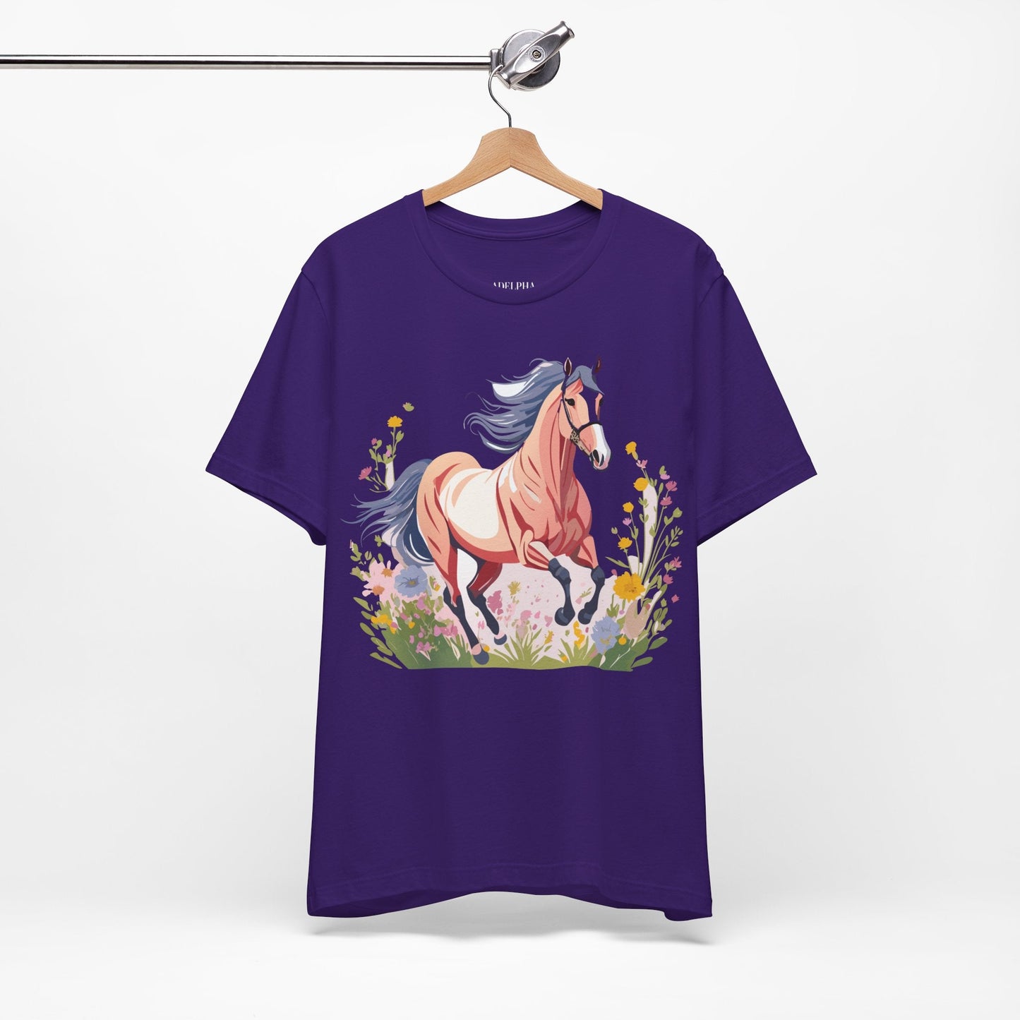 Horse Graphic Unisex 100 Cotton Vintage Animal Art T-Shirt 8