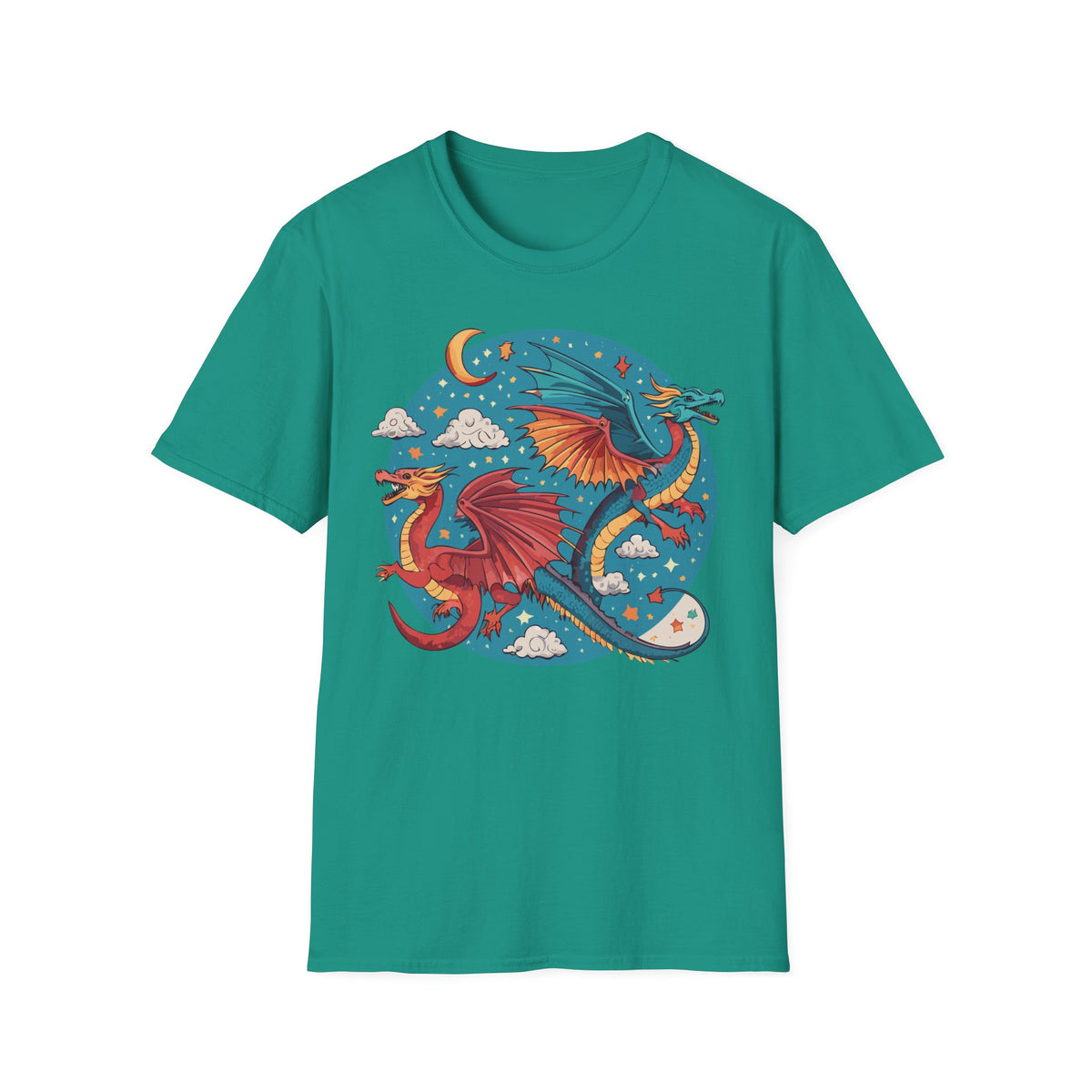 Dragon Graphic Tee Gildan Unisex 100 Cotton Tee Shirt with Animal a30