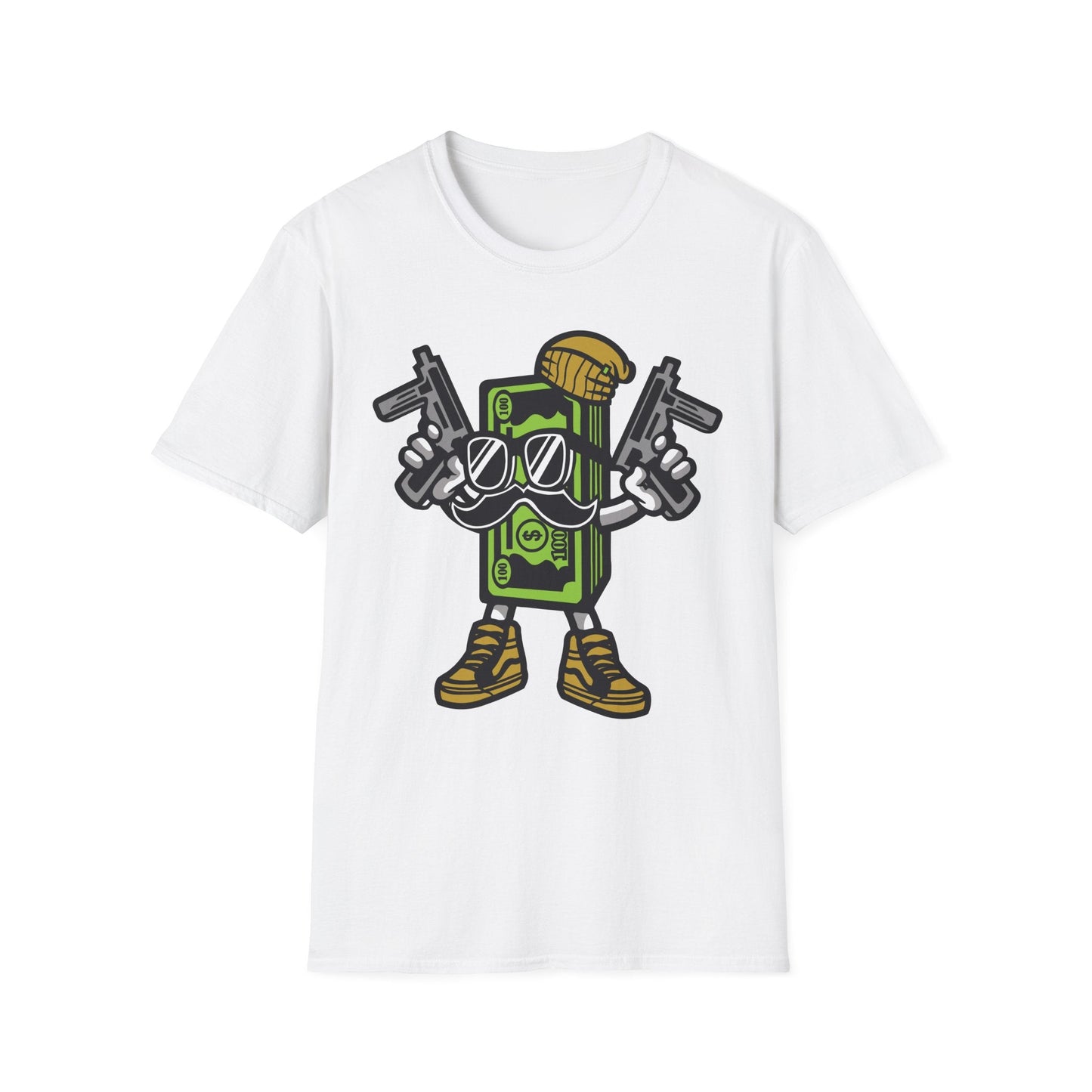 Cartoon T Shirt Animation Tee Funny Graphic Unisex Gildan Softstyle 64000 Cotton
