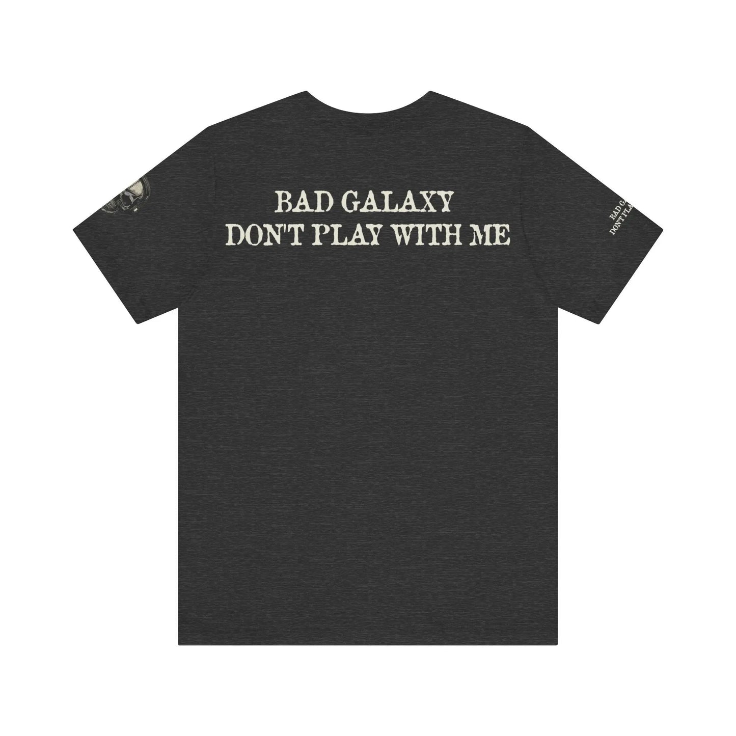 Skull T Shirt From Bad Galaxy 100 Percent Cotton Eco Friendly Made In USA With Durable Stitching