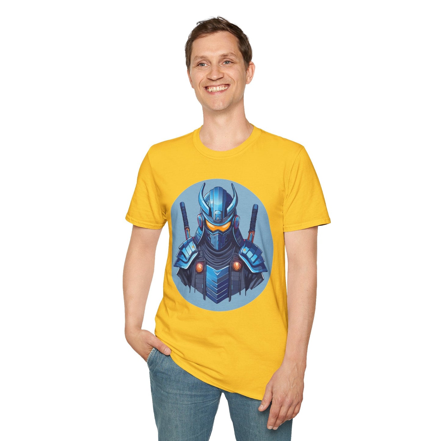 Samurai Shirt Unisex Softstyle T Shirt 100 Percent Ring Spun Cotton Gildan 64000