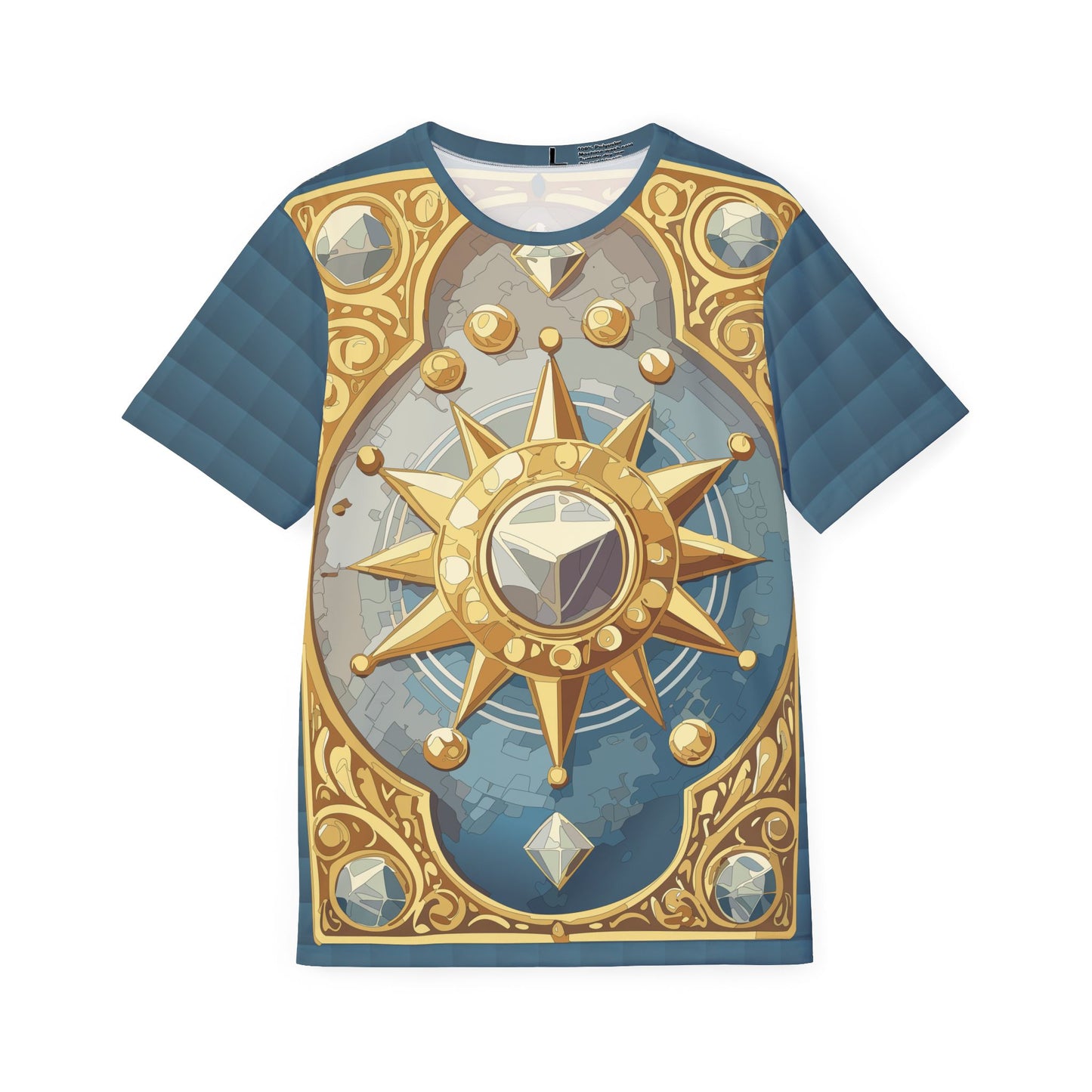 26-Card Deck Graphic T-Shirt, Art Design Poly Shirt, All Over Print Graphic Tee, Playing Cards T-Shirt, Playing Cards Tees