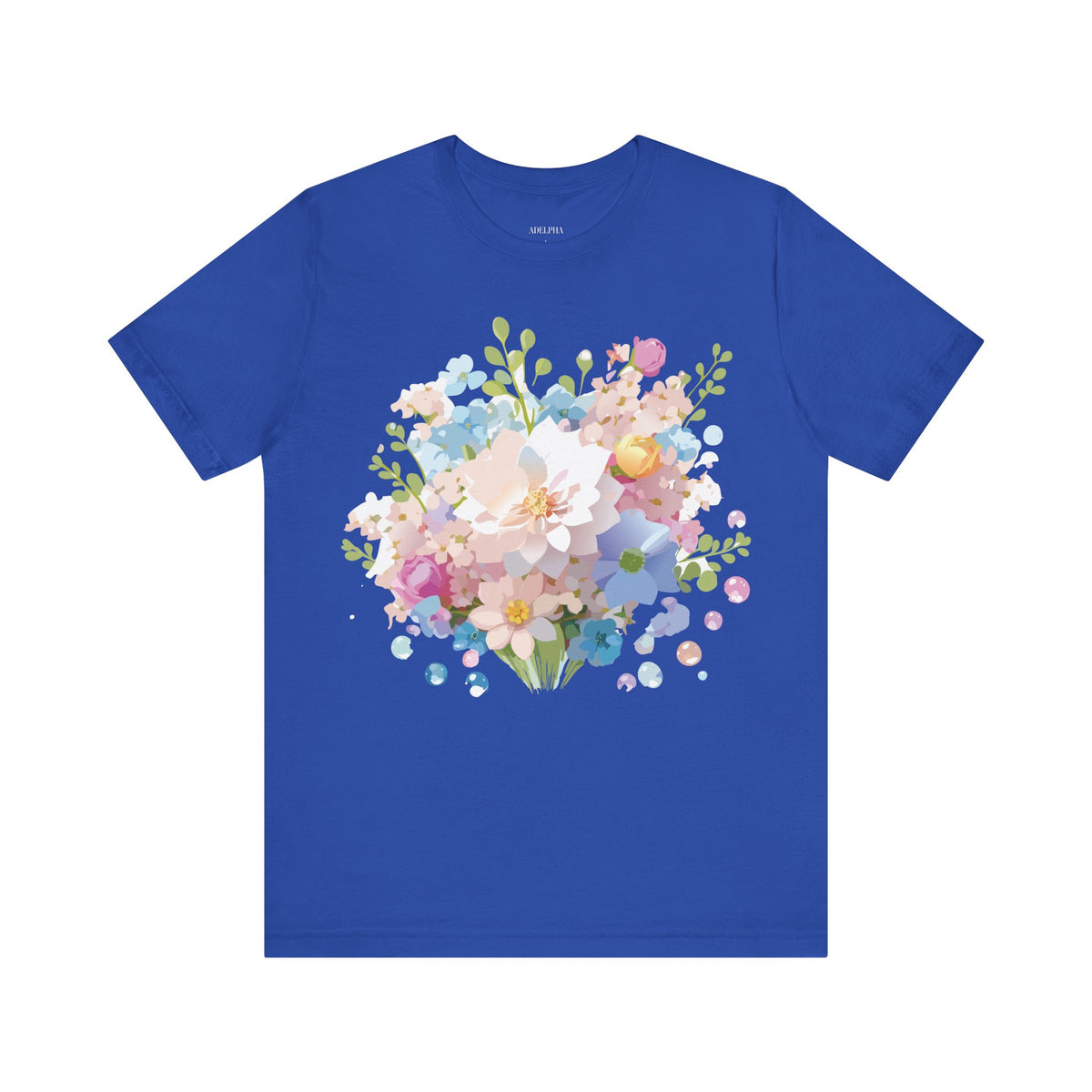 Floral Graphic Tee Shirt - Bella+Canvas Unisex 100 Cotton 5