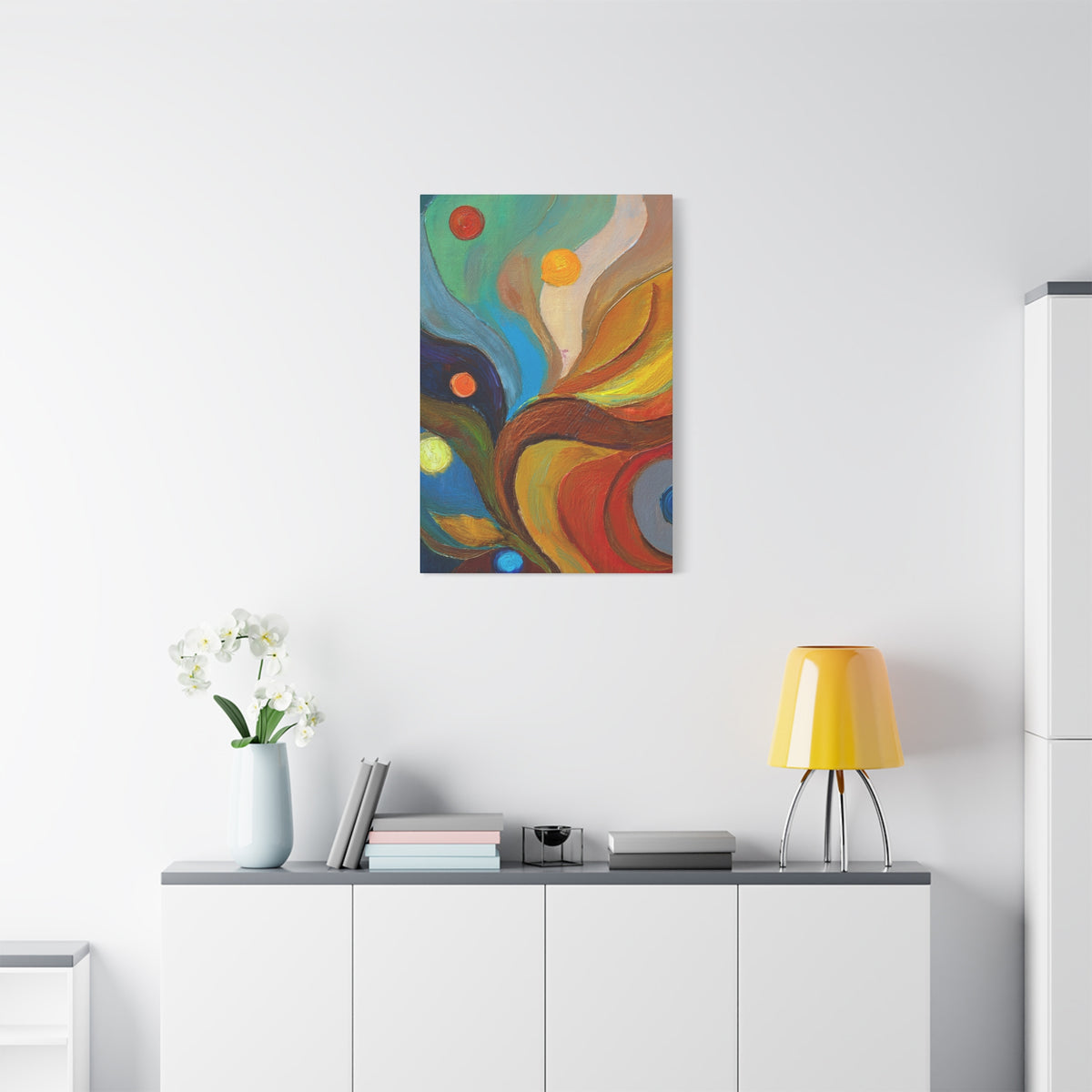 Abstract Oil Painting Print Canvas 20x24,20x30,24x30 24x32,24x36,30x40 32x48,36x48,40x60 Pine-Wood Inner Frame ABS-91