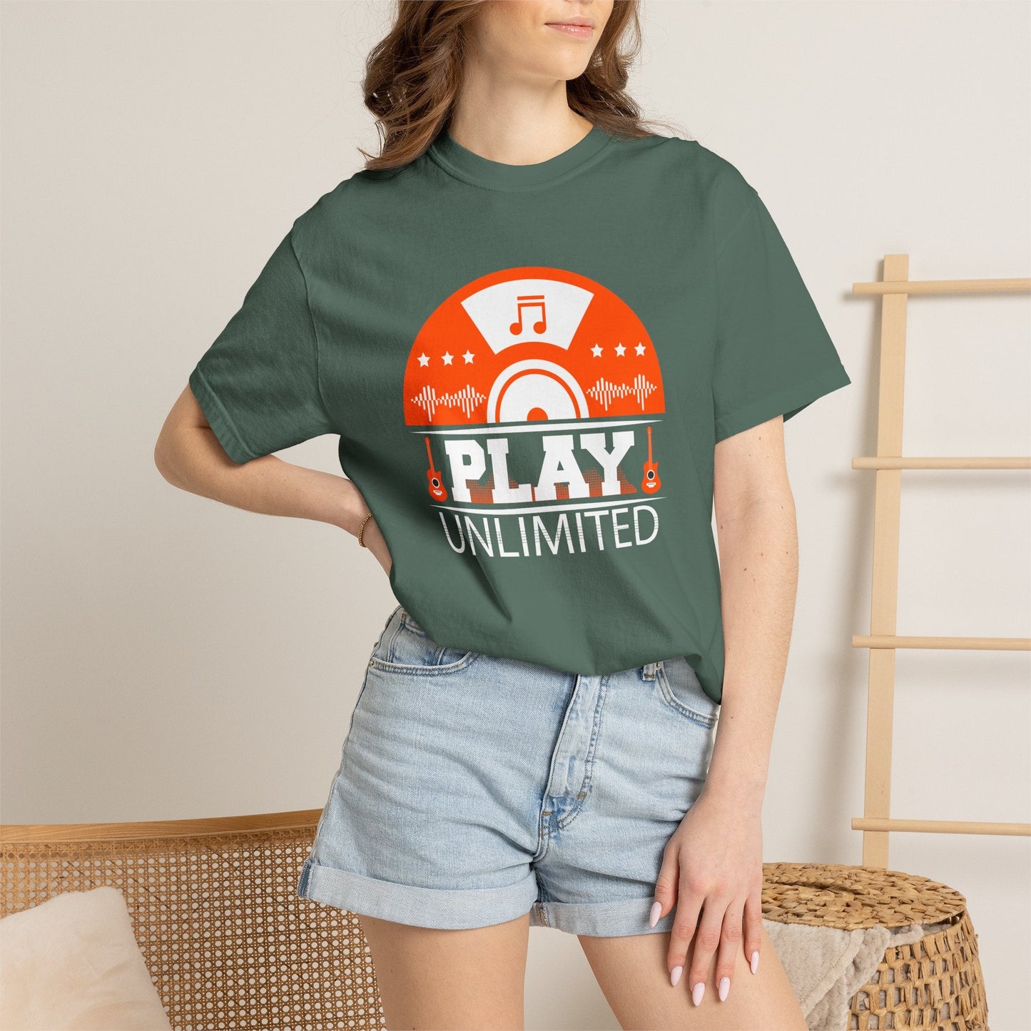 Music Graphic Design Unisex Cotton T-shirt 079