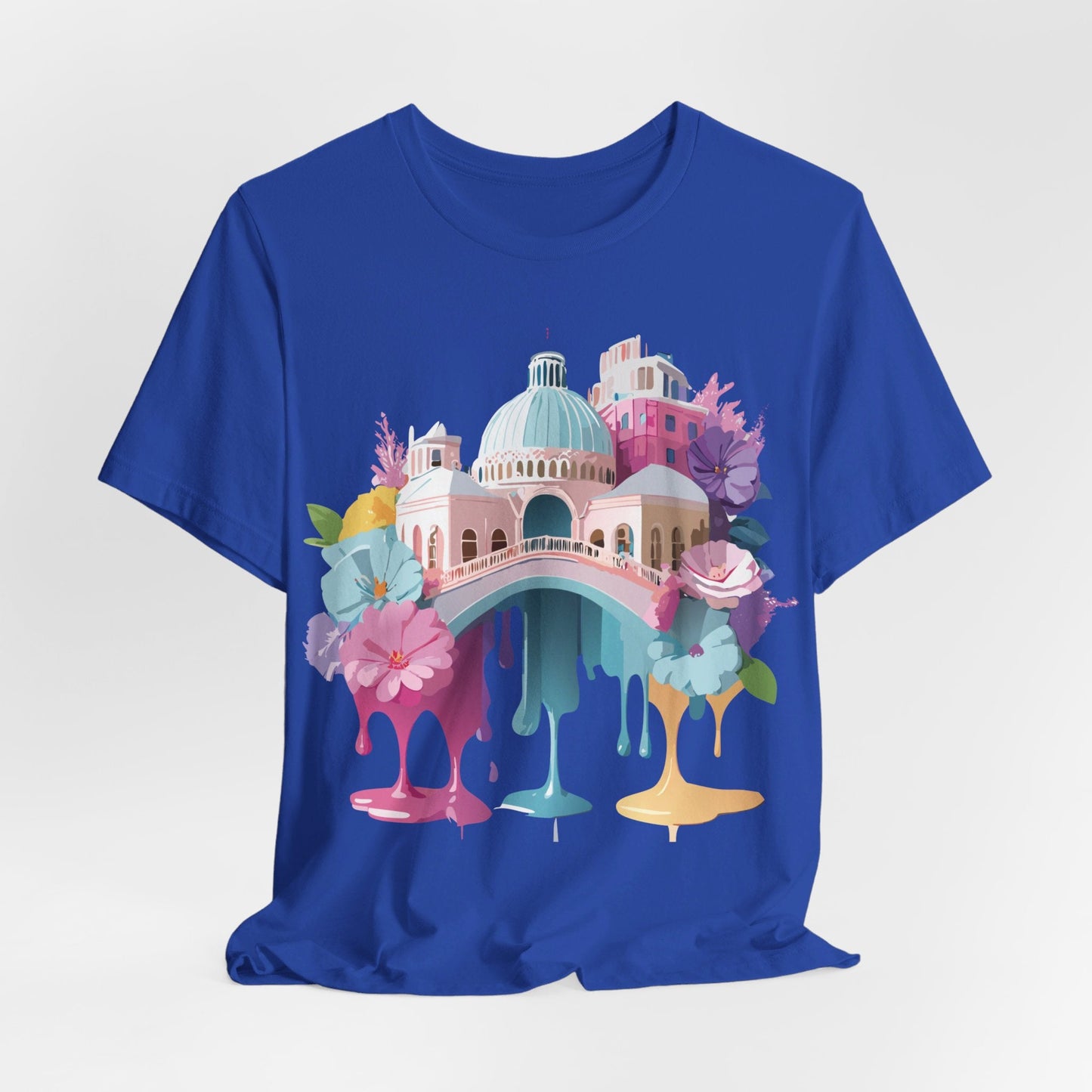 Venice Tourist Graphic Tee Unisex Jersey Short Sleeve Vintage Inspired Artwork Adelpha