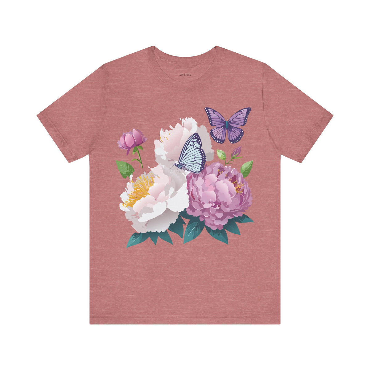 Floral Graphic Tee Shirt - Bella+Canvas Unisex 100 Cotton 32