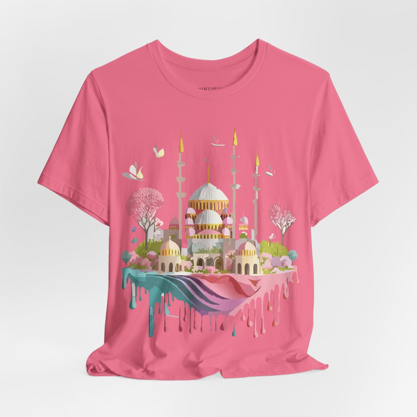 Istanbul Tourist Shirt Graphic Tee Unisex Jersey Short Sleeve Vintage Inspired Art Adelpha