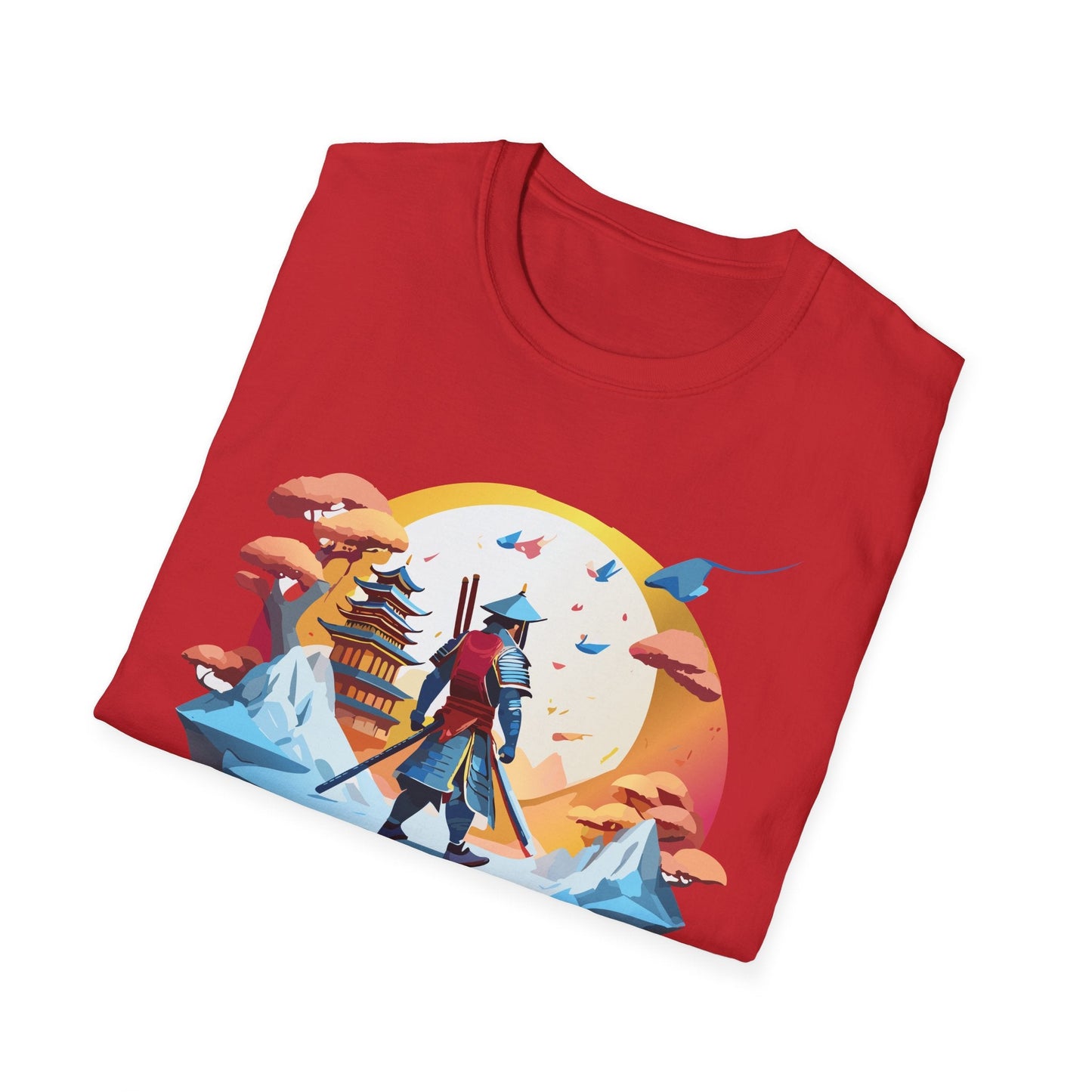 Samurai Shirt Unisex T Shirt Softstyle 64000 Gildan Tee For Everyday Comfort Durable Breathable