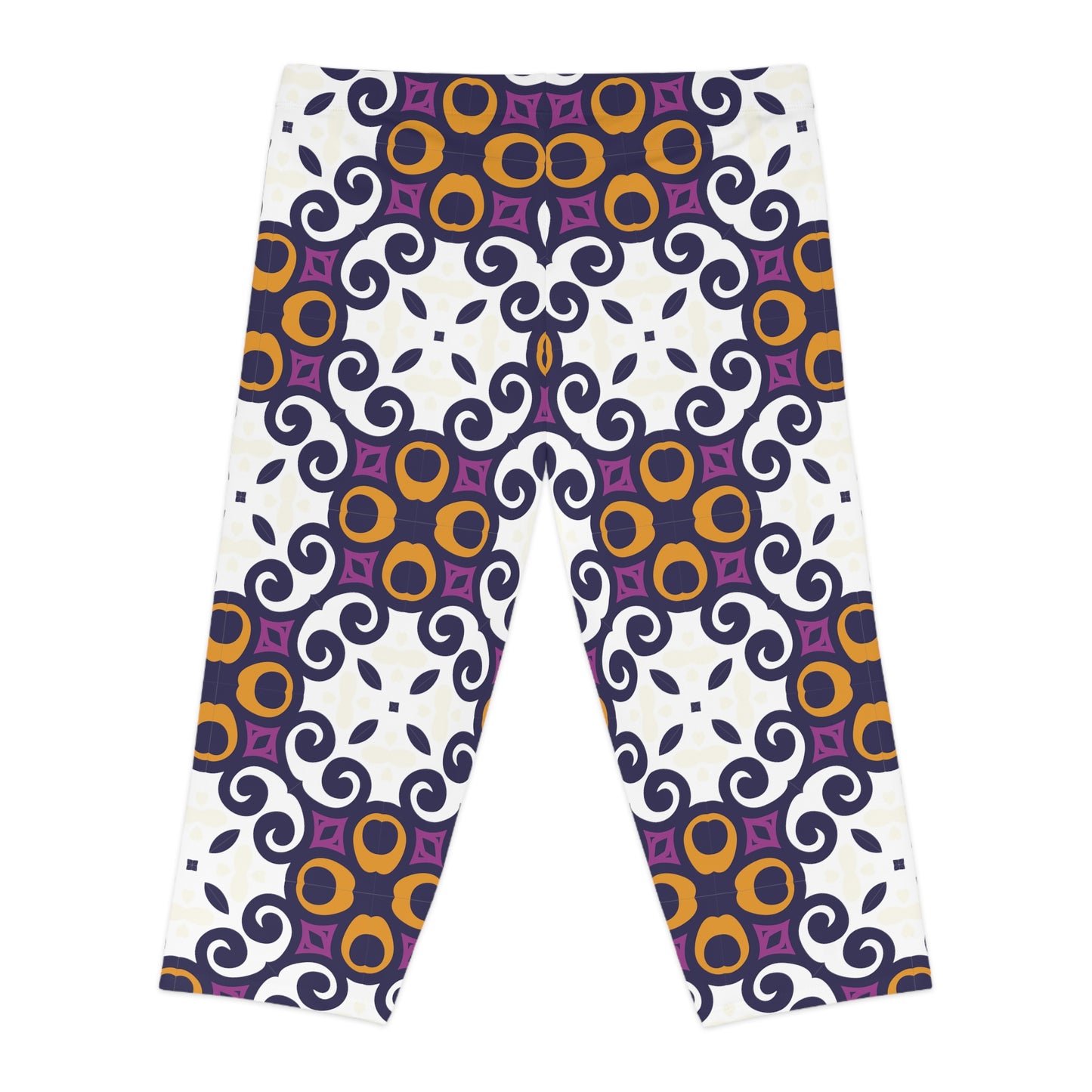 Legging capri à imprimé traditionnel