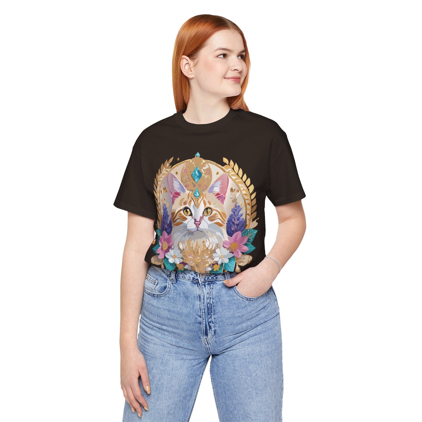 Medallion Graphic Unisex 100 Cotton Vintage Animal Medal Artwork Tee 10