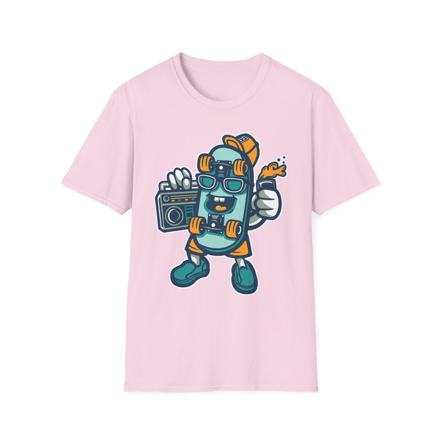 Cartoon Animation T Shirt Unisex Funny Tee Gildan Softstyle 64000 Ring Spun Cotton