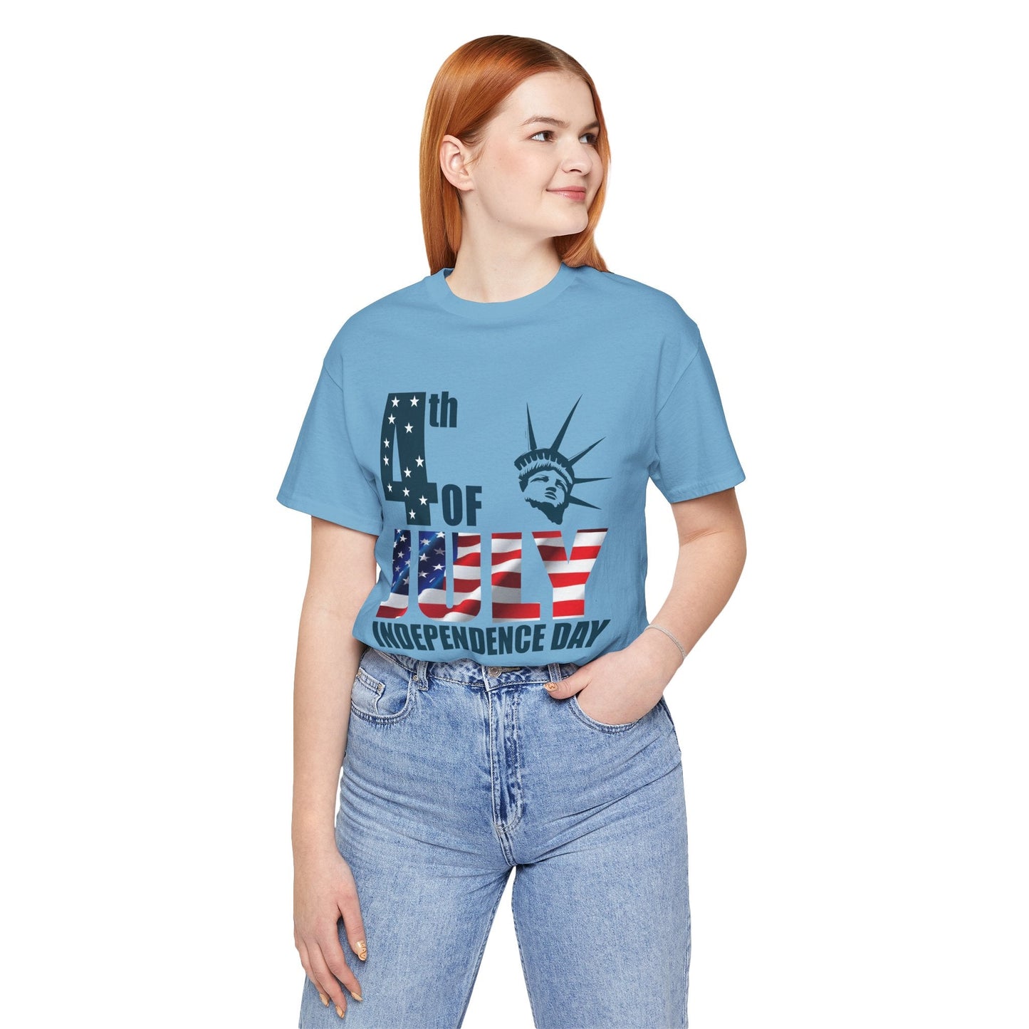 Independence Day Graphic Unisex Cotton T-Shirt 026