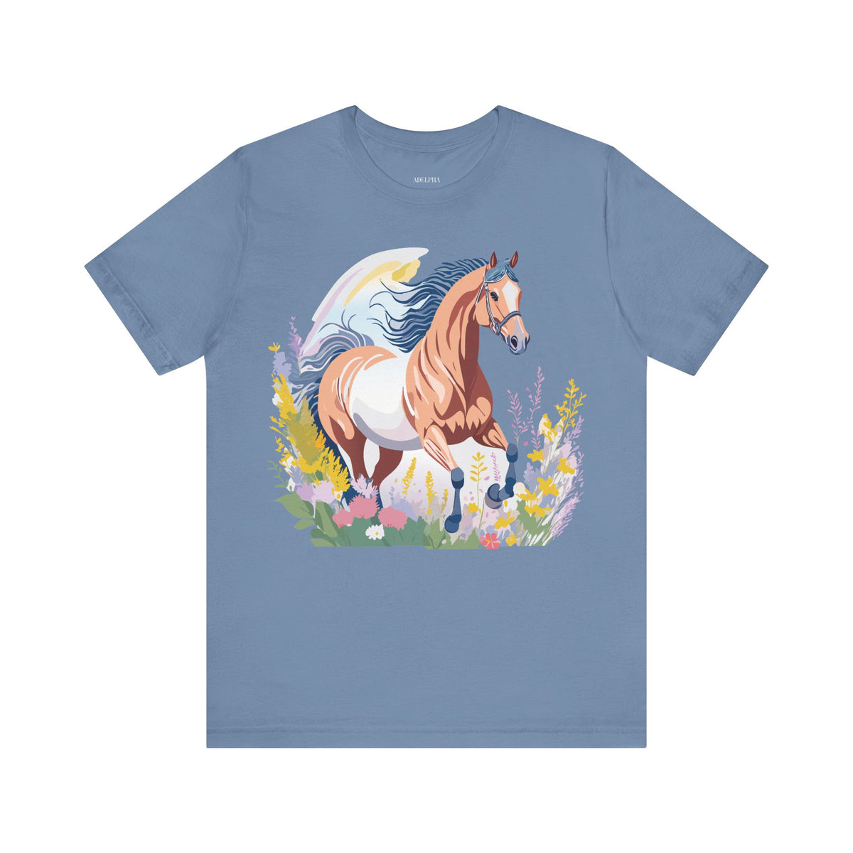 Horse Graphic Design Tee Bella+Canvas Unisex 100 Cotton Tee Shirt a120