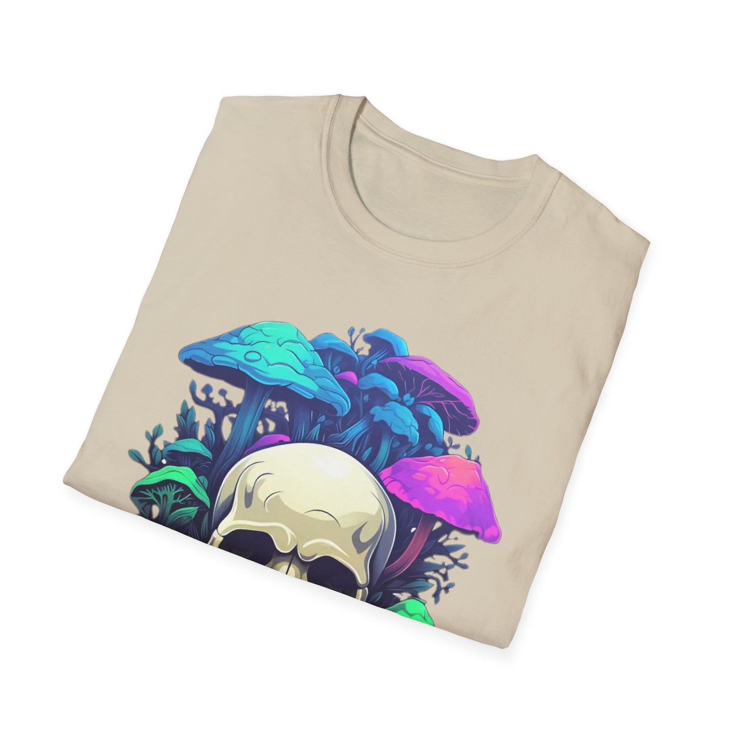 Skull Graphic Unisex Cotton T-shirt with Skeleton Artwork Design 3