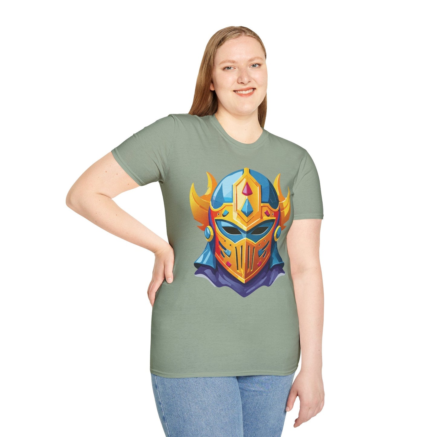 Mask Tee Shirt Unisex Softstyle T Shirt With Mask Design Masquerade Tees For Everyday Comfort