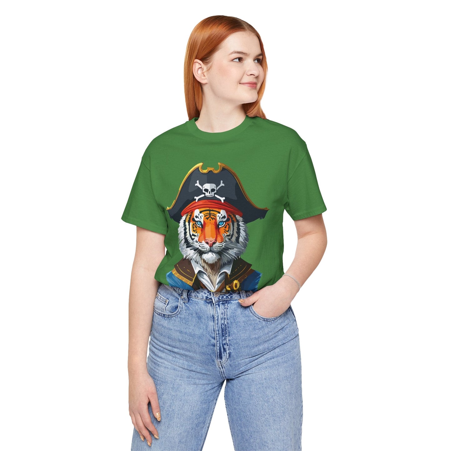 Unisex Animal Tee Shirt With Art Design Wild Animals Shirt Gildan Softstyle 64000