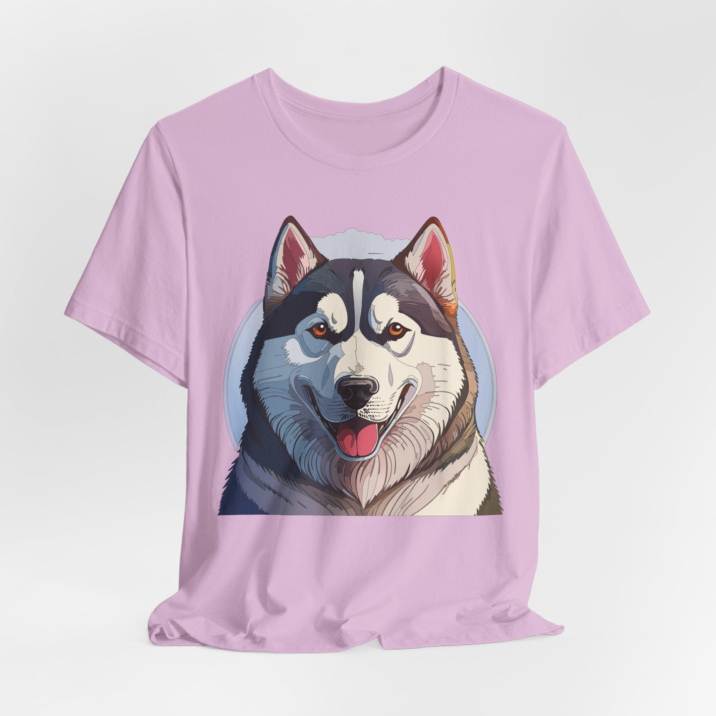 Unisex Animal Shirt Art Design Tee With Wild Animals Graphic Print Short Sleeve Style