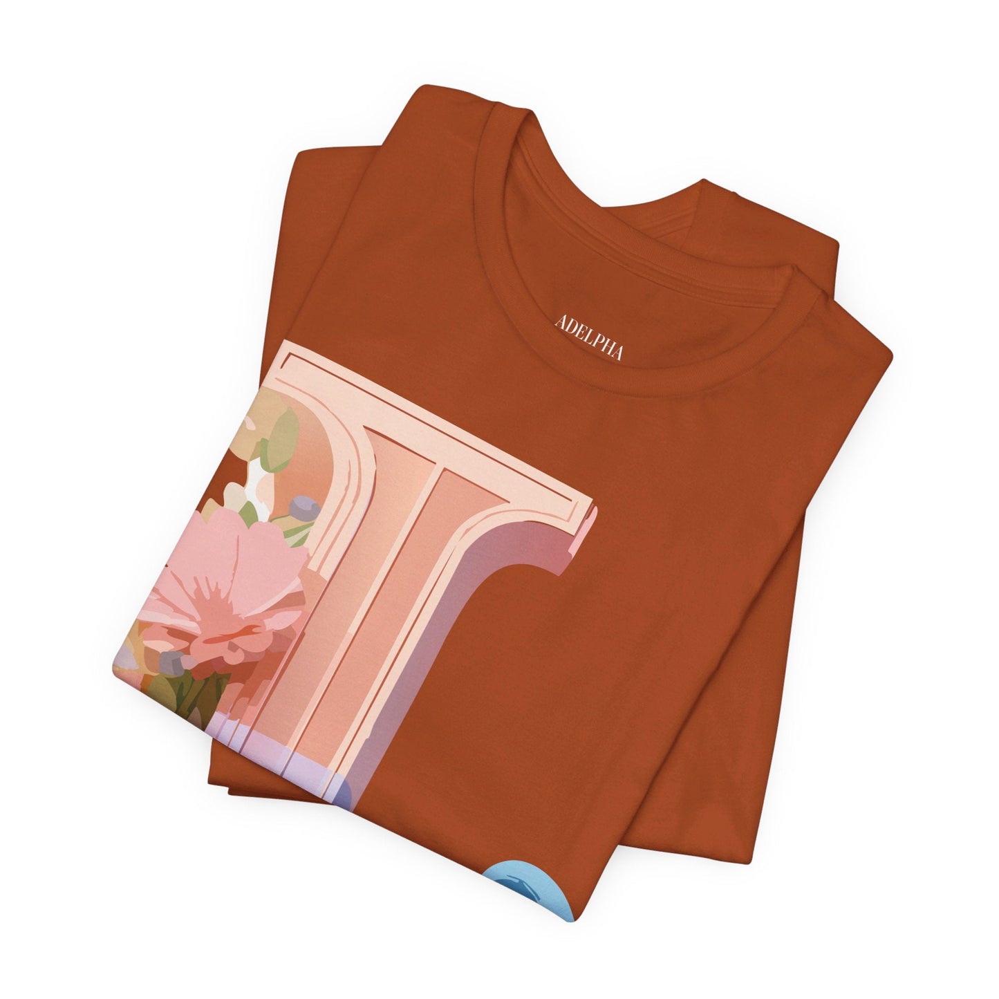 Letter L Shirt Unisex Graphic Tee With Vintage Inspired Artwork By Adelpha Premium Quality