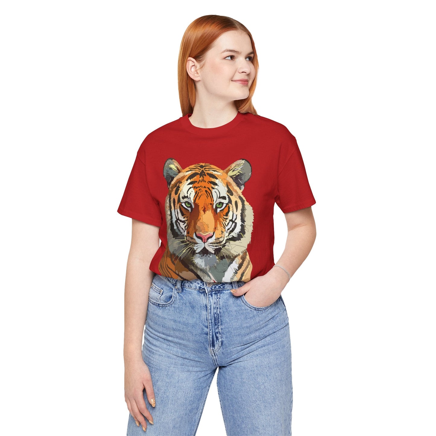 Unisex Animal Graphic Tee Shirt With Wildlife Art Design For Everyday Comfort Gildan 64000