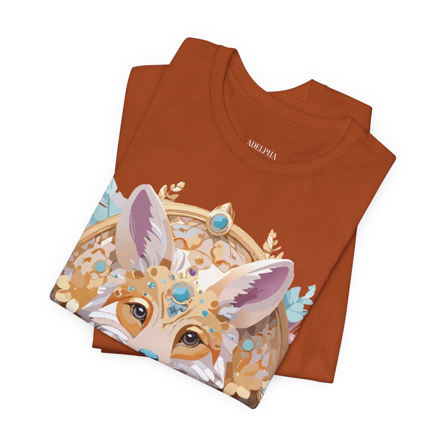 Unisex Graphic Tee From Adelpha Medallion Art Design Vintage Inspired Look Everyday Wear Style