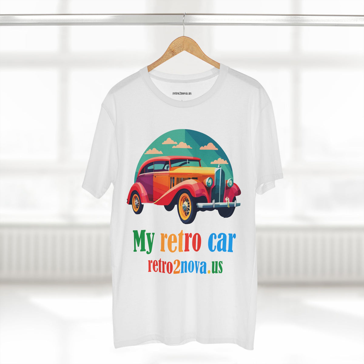 Retro Car Vintage Graphic Tee Staple Unisex 100 Cotton Tee Shirt - RC-20