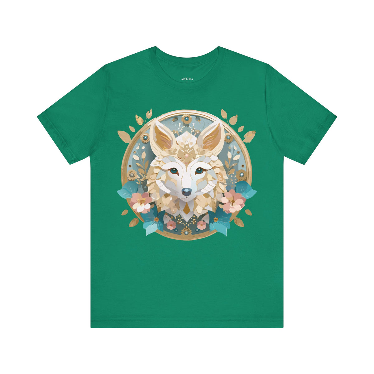 Medallion Graphic Unisex Cotton Bella+Canvas Tee with Art Design d64