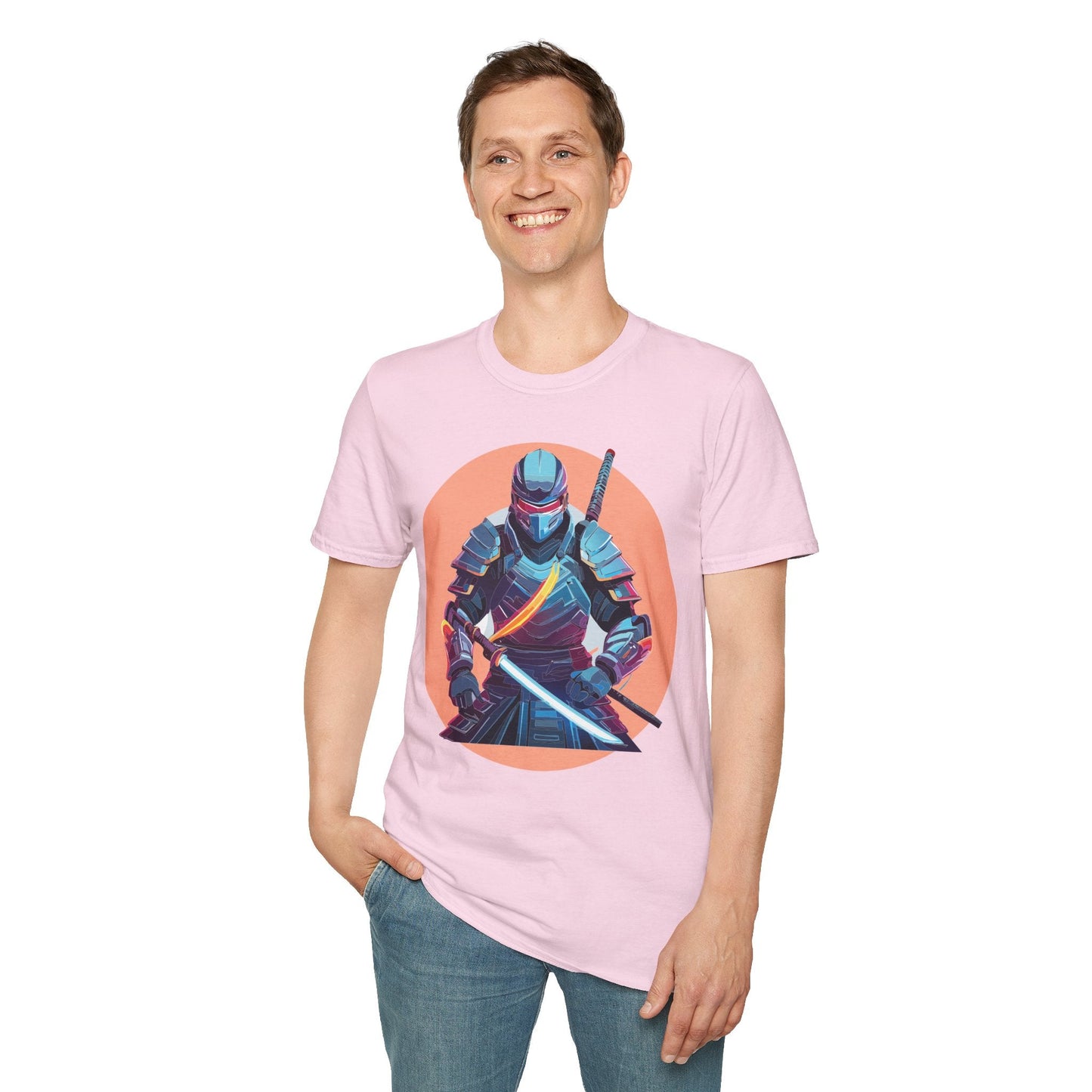 Samurai Shirt Unisex T Shirt 100 Percent Ring Spun Cotton Softstyle Tee Gildan 64000