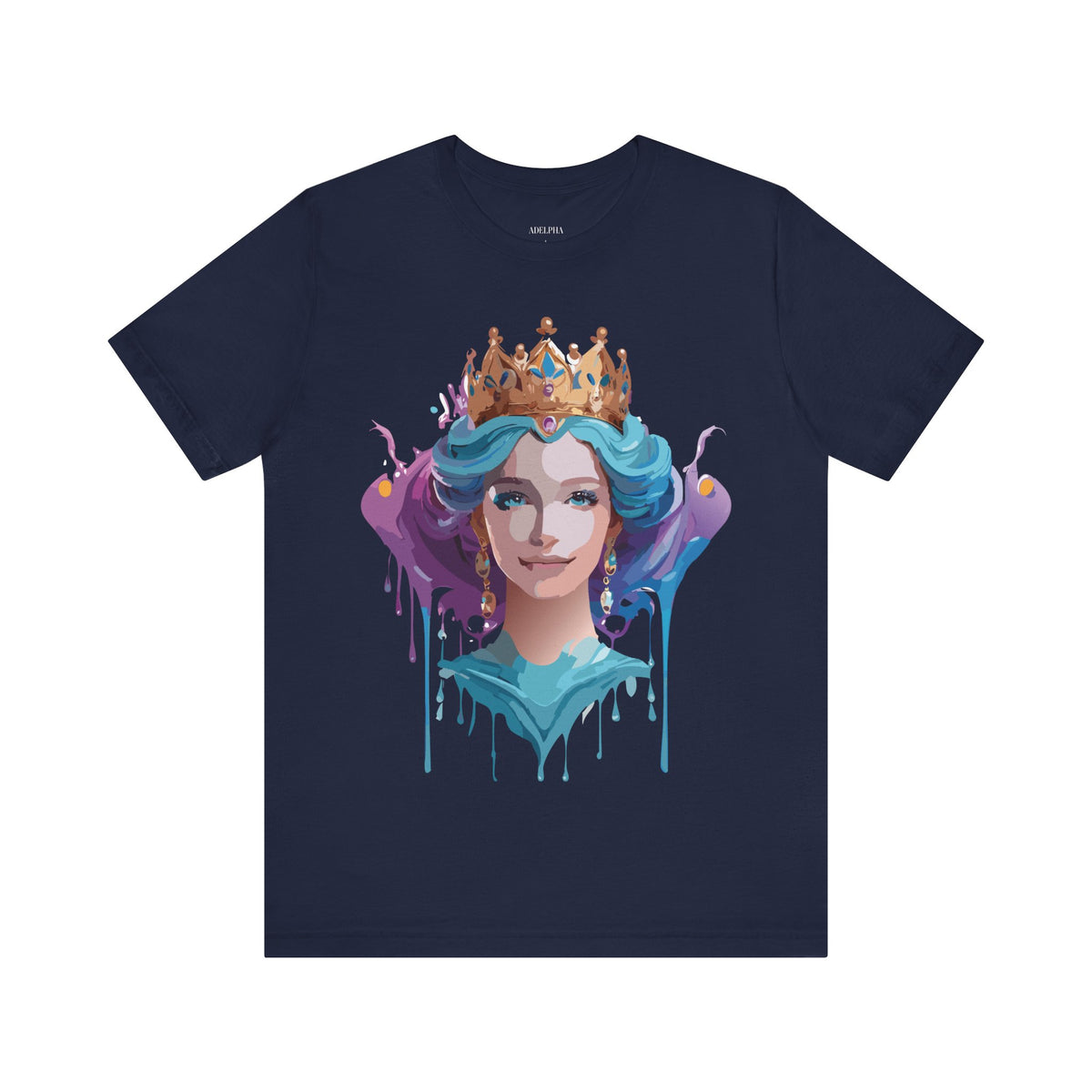 Queen Graphic Unisex Cotton Bella+Canvas Tee with Art Design m175