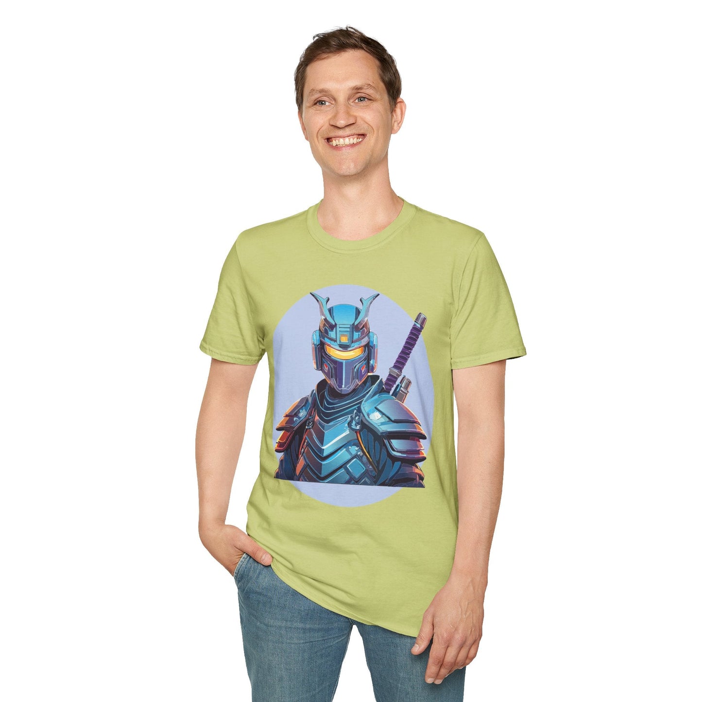 Samurai Shirt Unisex Softstyle Tee 64000 Gildan 100 Percent Ring Spun Cotton Comfort Fit