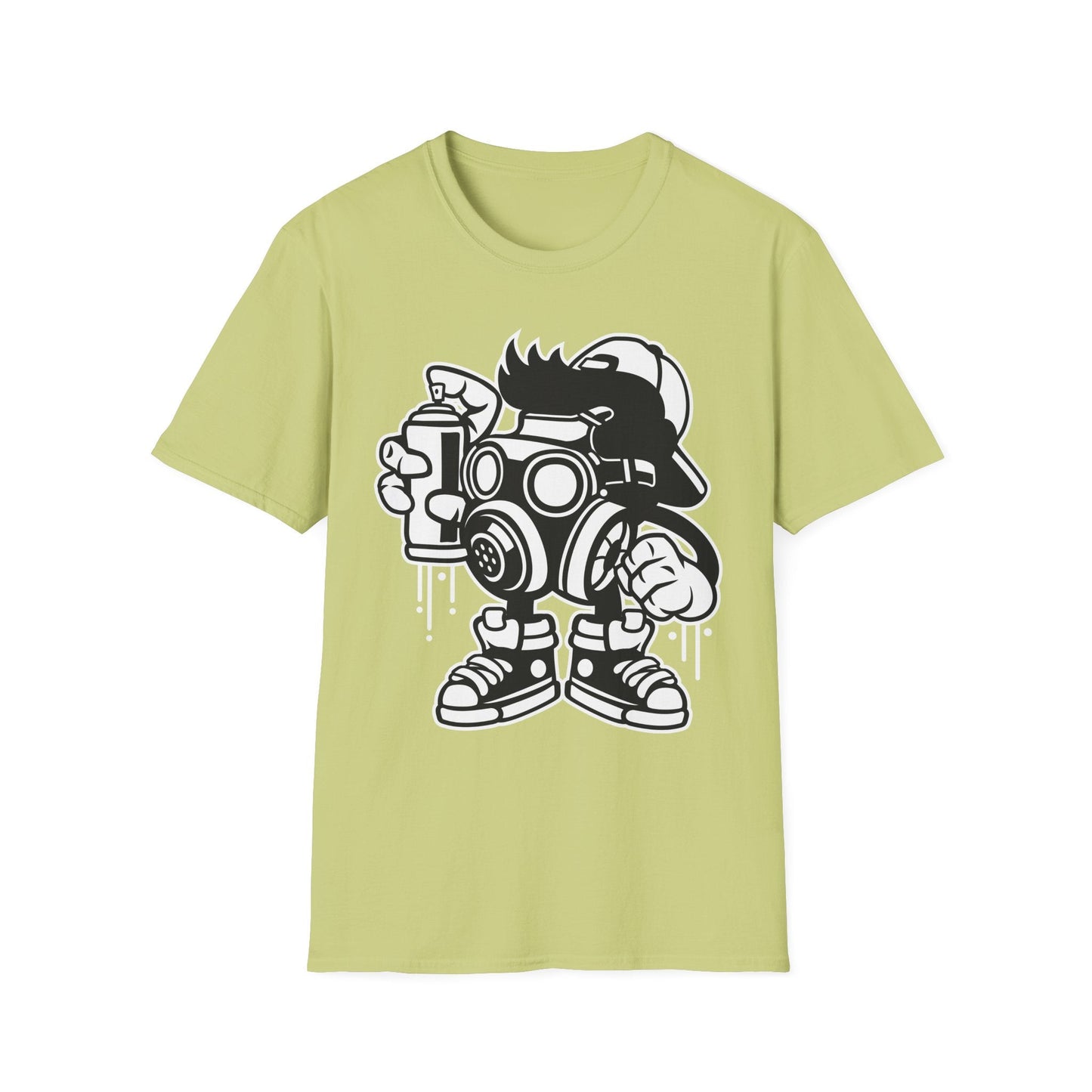 Cartoon T Shirt Unisex Animation Tee Funny Art Design Gildan Softstyle 64000 Ring Spun Cotton