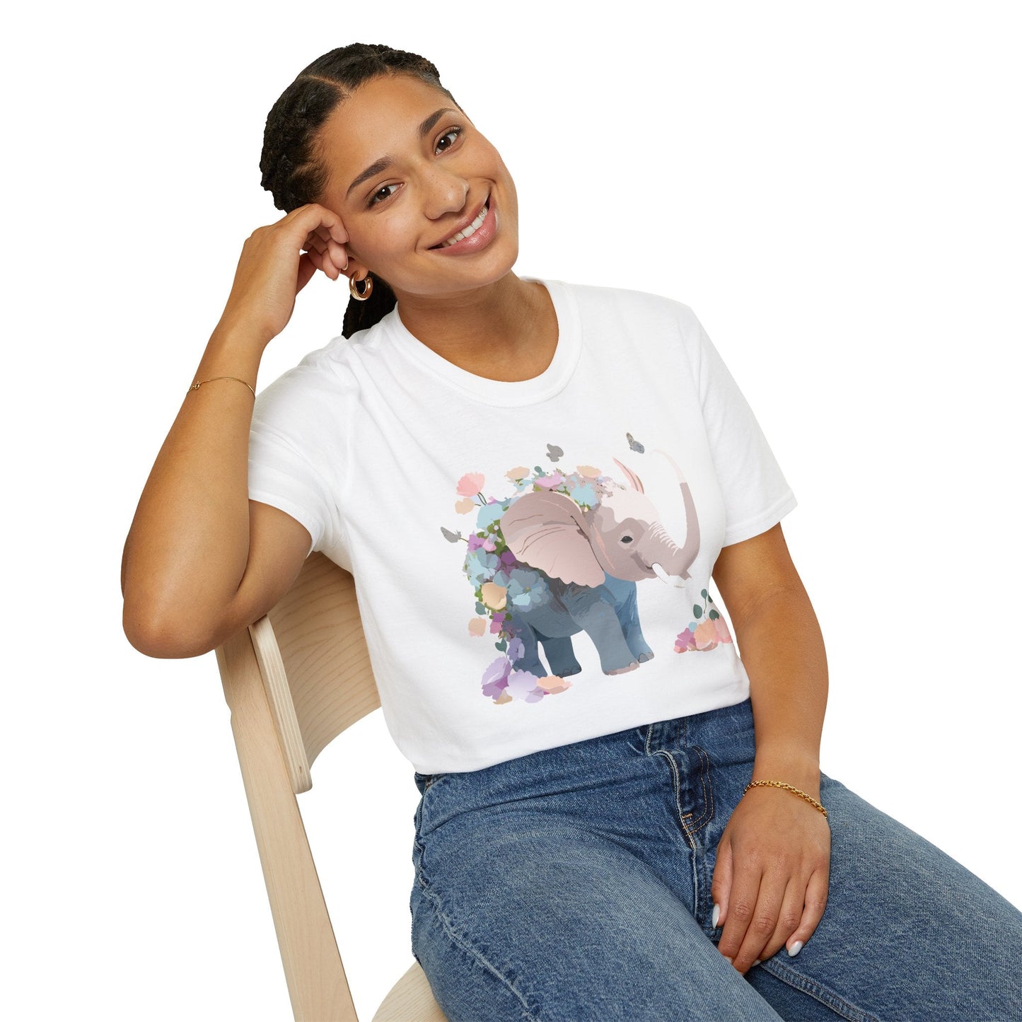 Elephant T Shirt Unisex Softstyle 64000 Elephant Tee Premium Comfort Everyday Wear