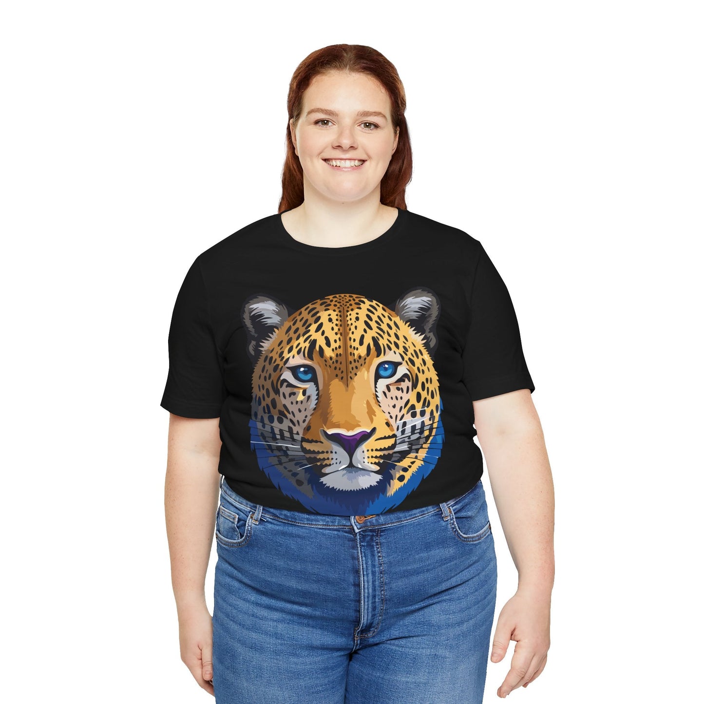 Unisex Animal Graphic Tee Shirt With Wildlife Art Design For Everyday Comfort Short Sleeve