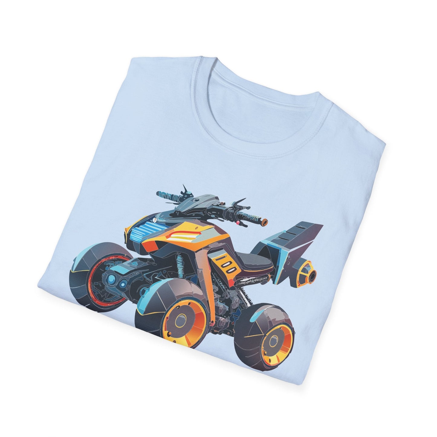 Bike Graphic Unisex Cotton Motorcycle Art Design Tee 6