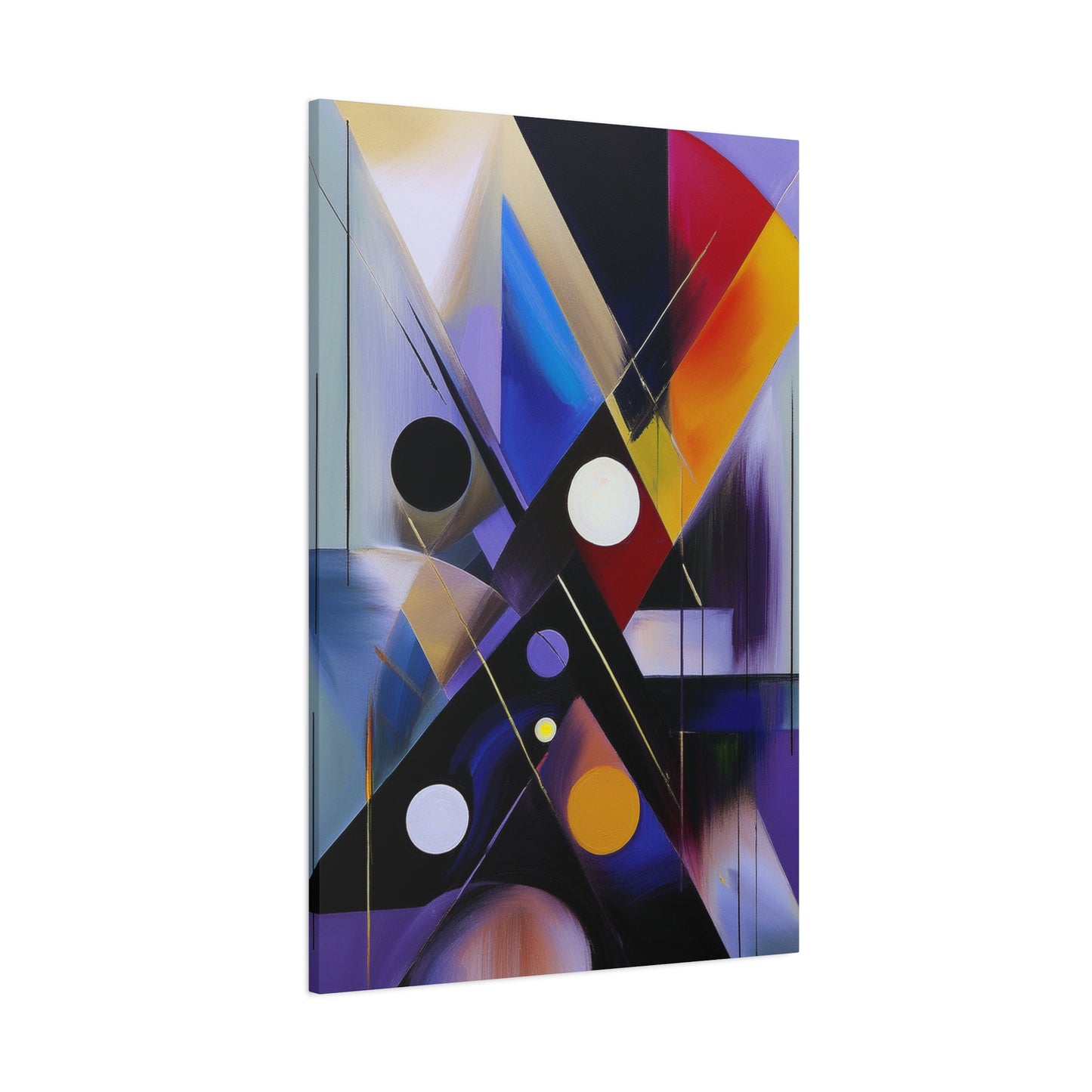 Colors Abstract Painting Print Canvas 20x24,20x30,24x30, 24x32,24x36,30x40, 32x48,36x48,40x60 Pine-Wood Inner Frame ABS-35