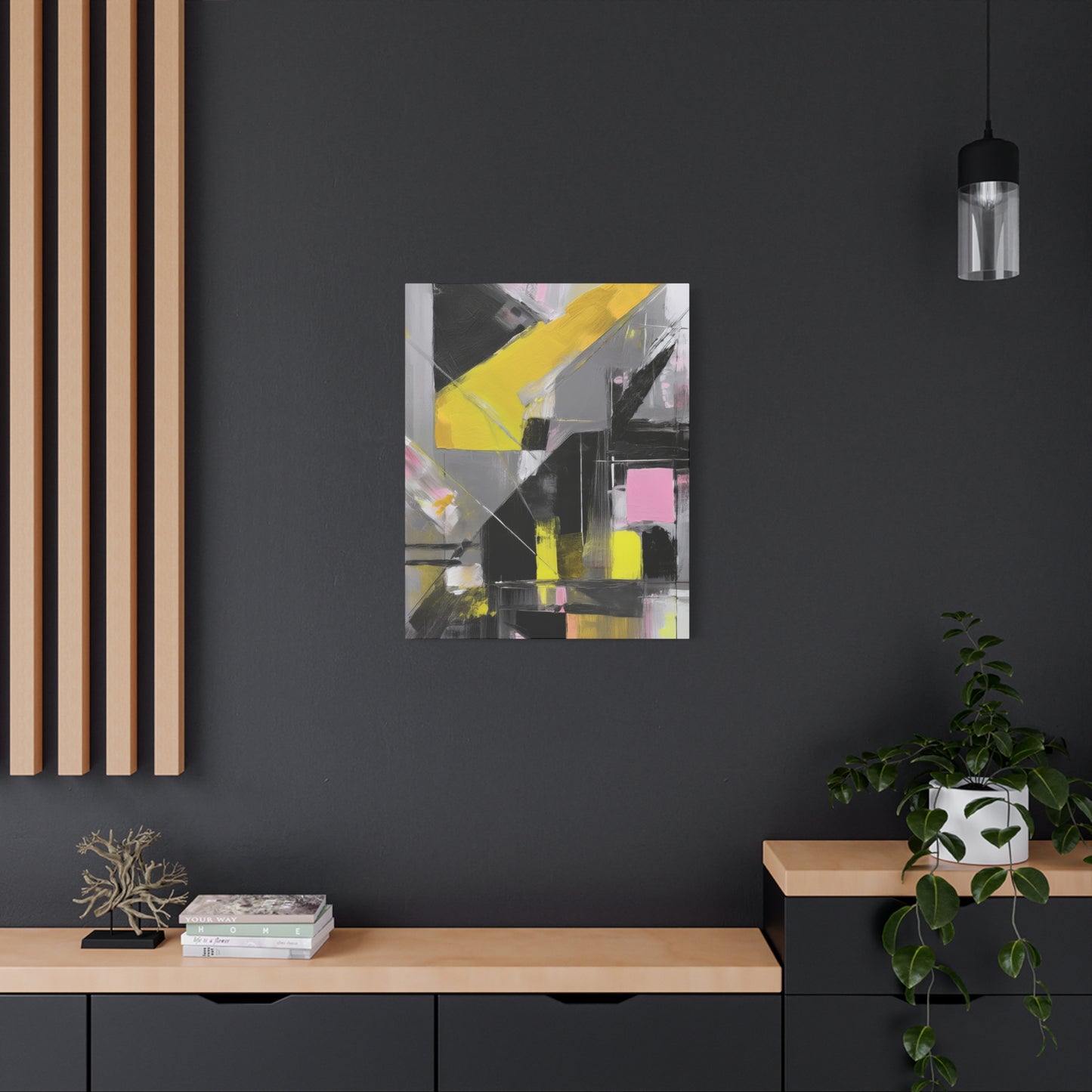 Abstract Geometric Painting Print Canvas 20x24,20x30,24x30 24x32,24x36,30x40 32x48,36x48,40x60 Pine-Wood Inner Frame ABS-38