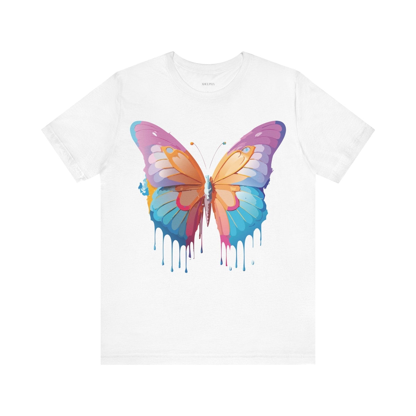 Butterfly Graphic Unisex 100 Cotton Lightweight Vintage Design Jersey Tee 91