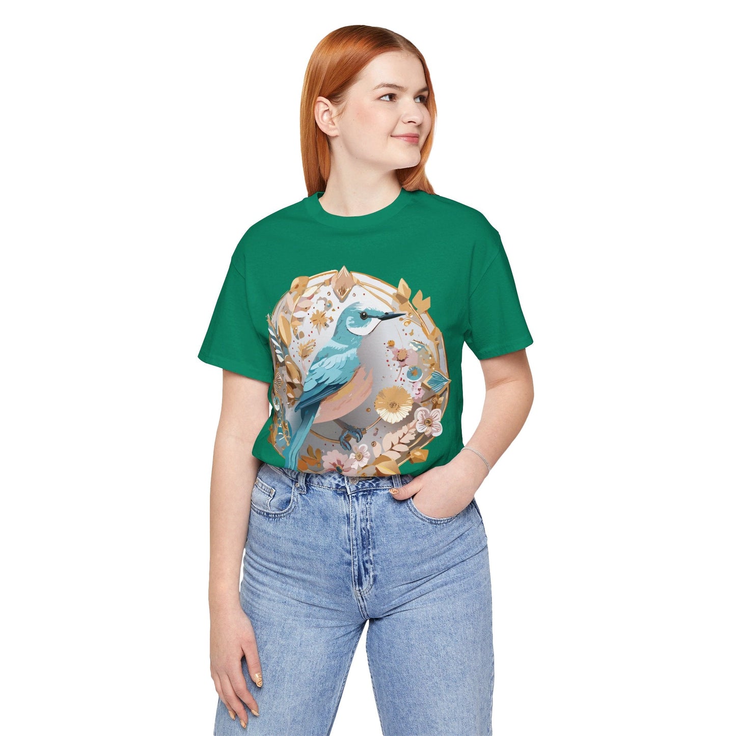 Adelpha Graphic T Shirt Unisex Jersey Short Sleeve Medallion Artwork Vintage Inspired Tee