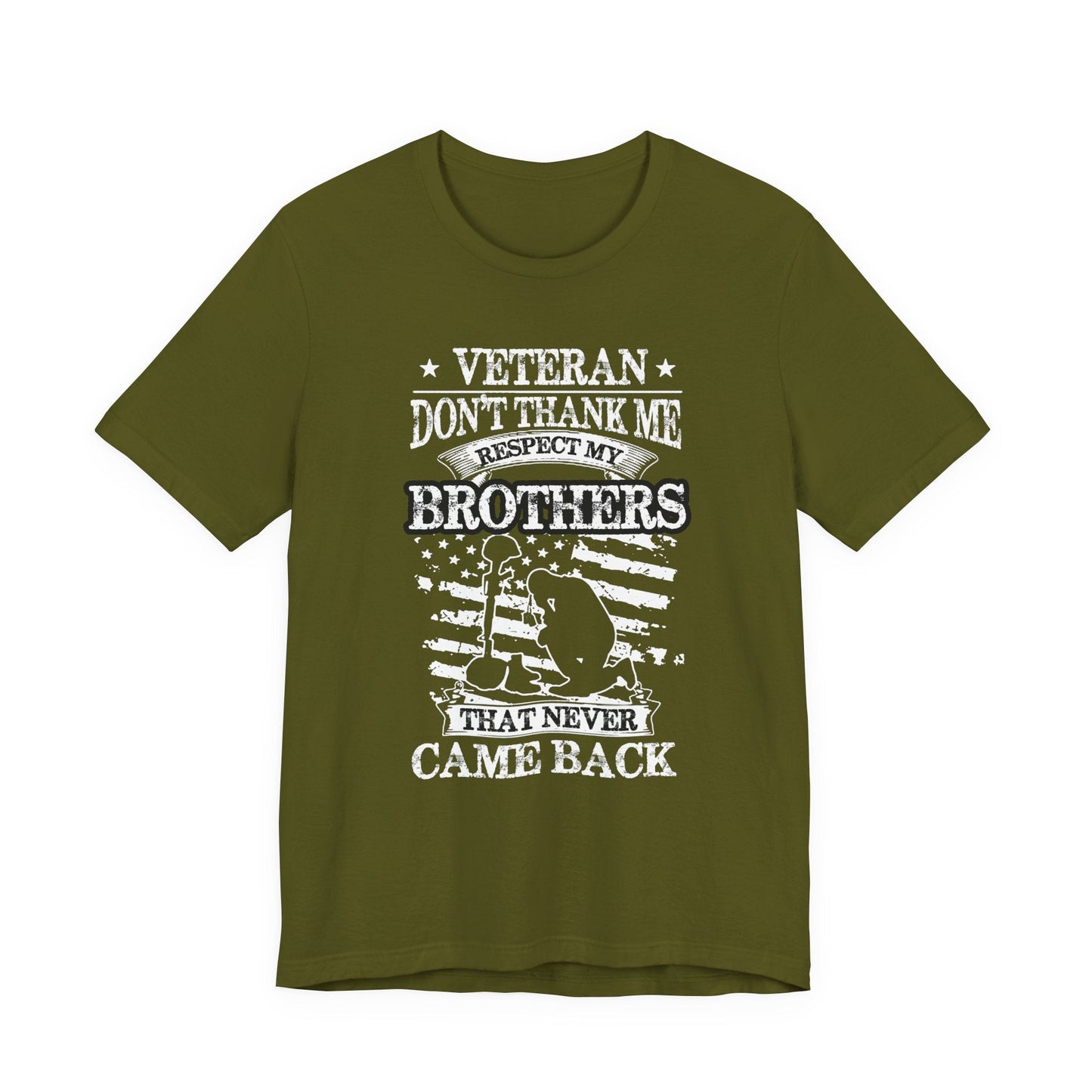 Army Veteran Patriotic Graphic Design Unisex Cotton T-Shirt v60